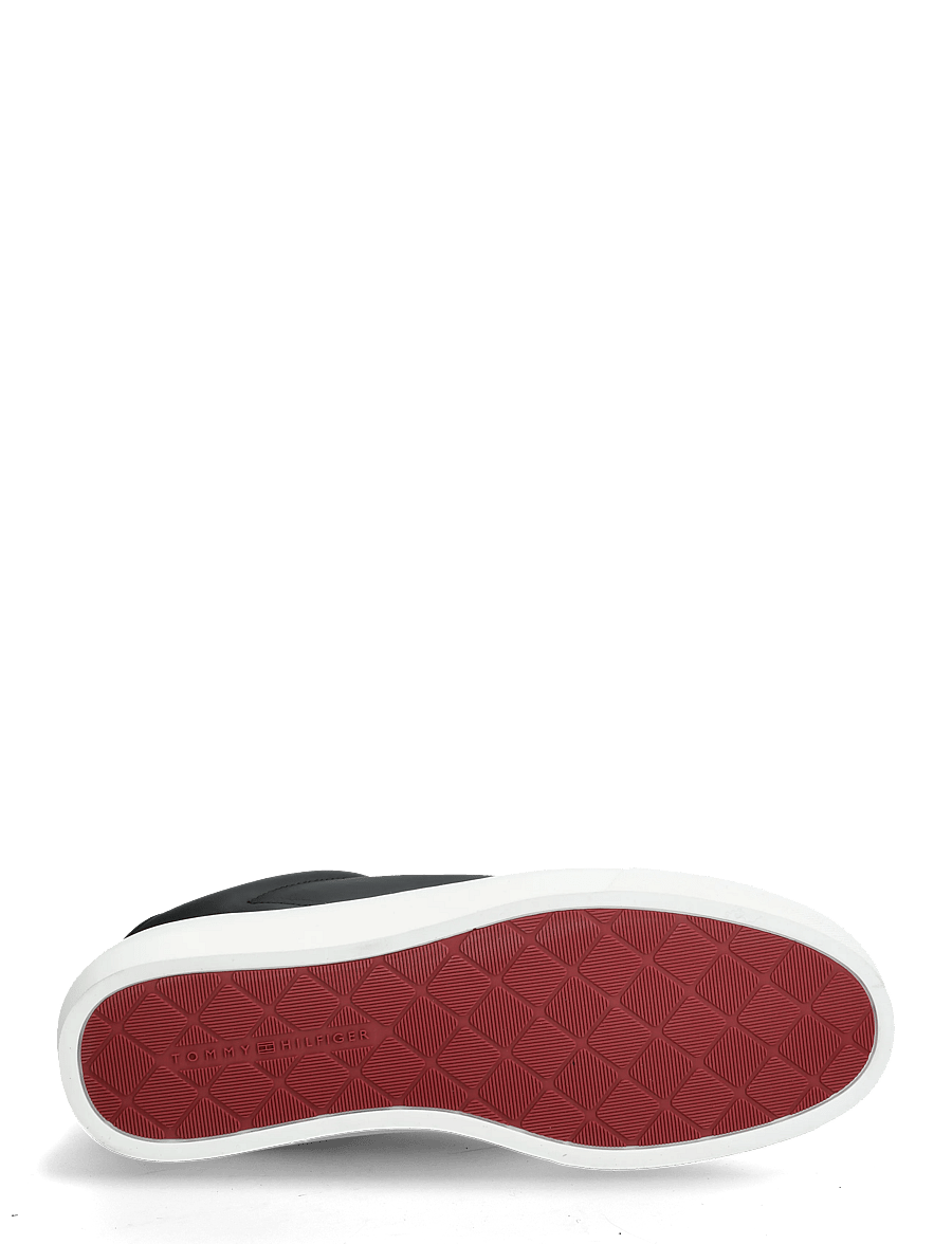 Tommy Hilfiger - PREMIUM DRESS CUPSOLE LTH - sneakersy niskie - black - 4
