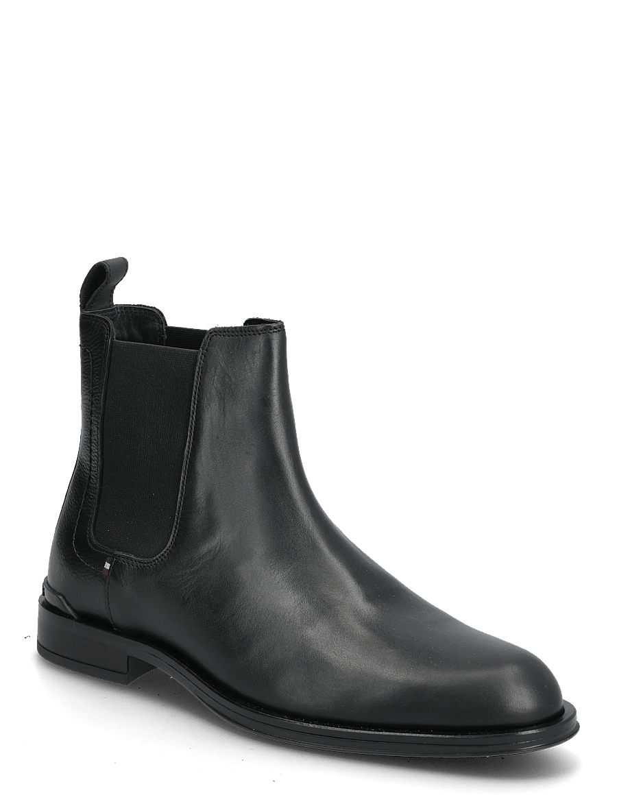 Tommy Hilfiger - CORPORATE HILFIGER LTH CHESLEA - chelsea boots - black - 0