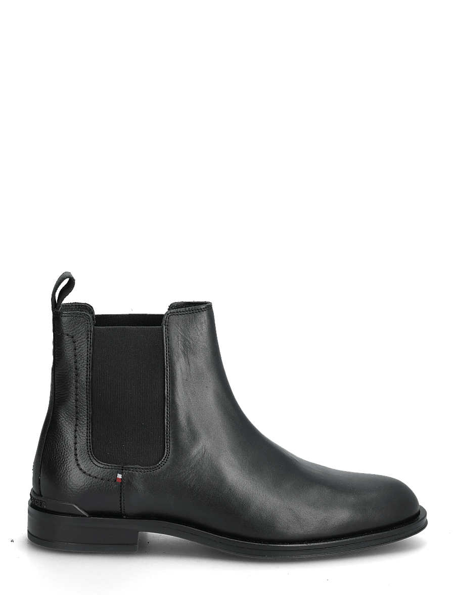 Tommy Hilfiger - CORPORATE HILFIGER LTH CHESLEA - chelsea boots - black - 1
