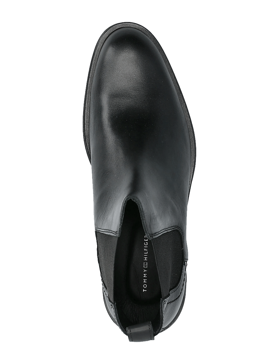 Tommy Hilfiger - CORPORATE HILFIGER LTH CHESLEA - chelsea boots - black - 3