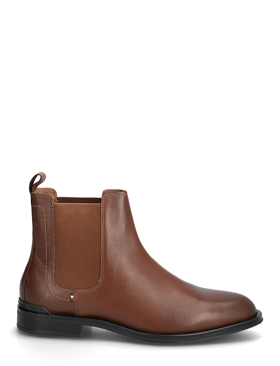 Tommy Hilfiger - CORPORATE HILFIGER LTH CHESLEA - chelsea boots - winter cognac - 1