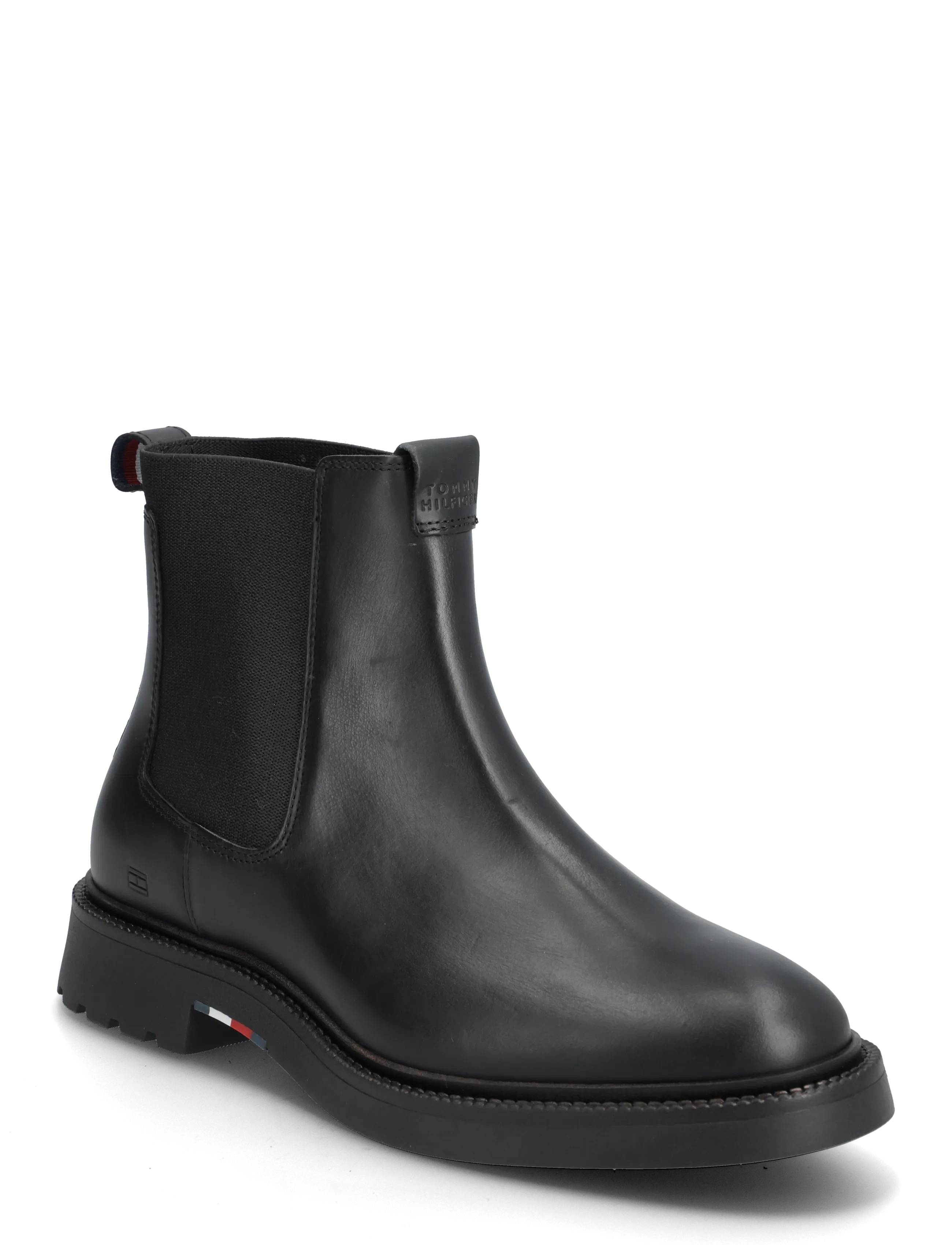 Tommy Hilfiger Comfort Lwt Lth Chelsea, 46, Boots, Schwarz - Chelsea Männerswear