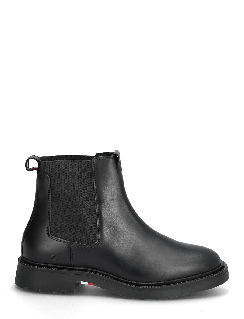 Tommy Hilfiger - HILFIGER COMFORT LWT LTH CHELSEA - chelsea boots - black - 1