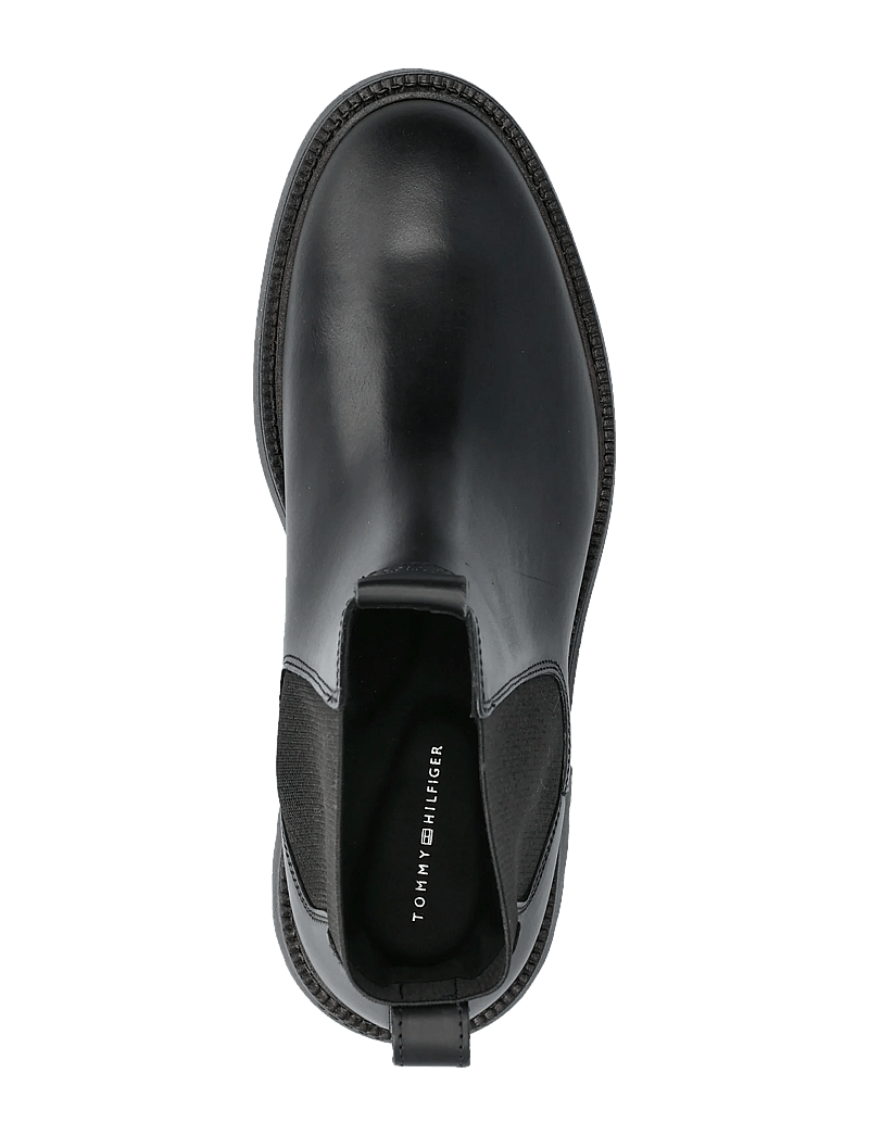 Tommy Hilfiger - HILFIGER COMFORT LWT LTH CHELSEA - chelsea boots - black - 3