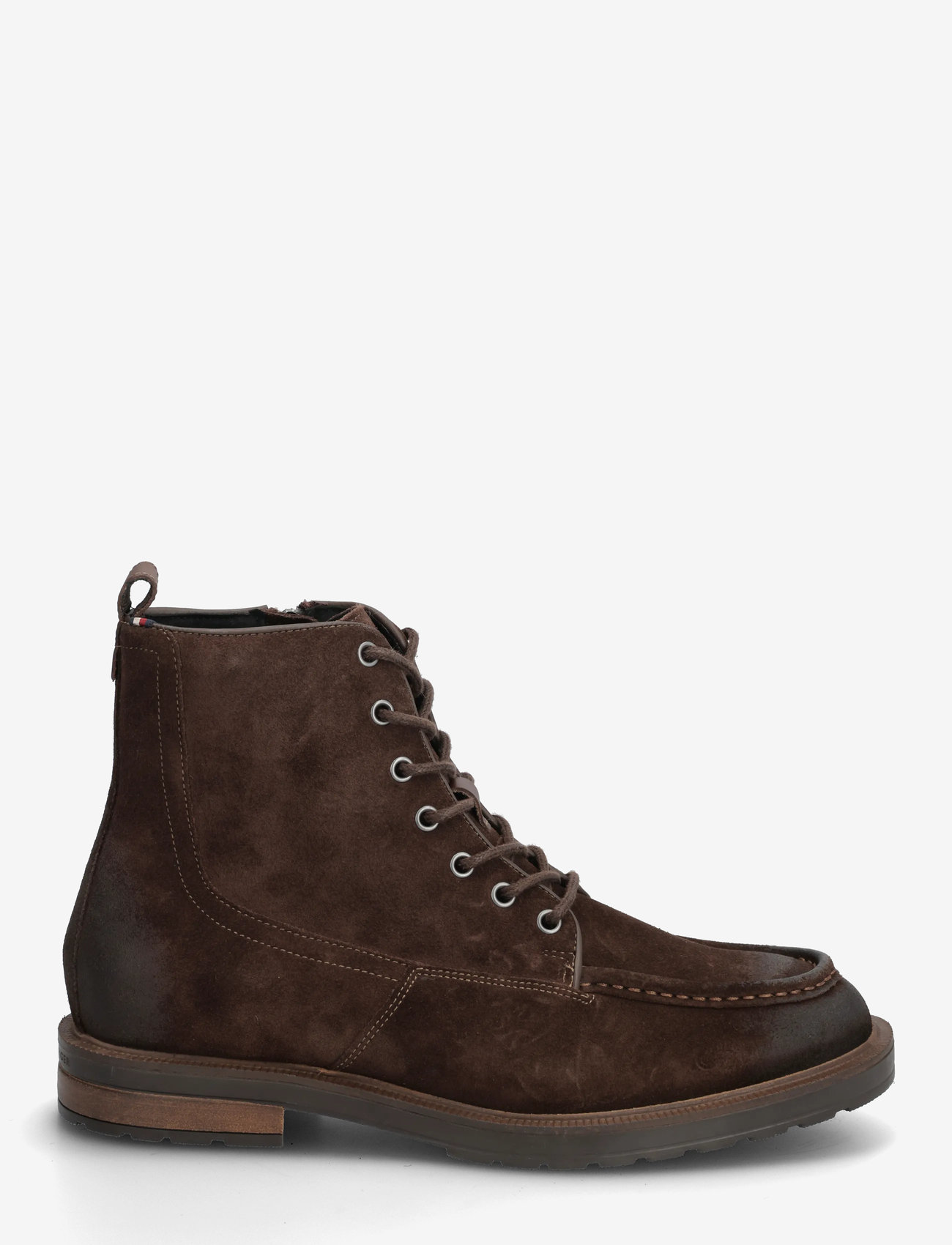 Tommy Hilfiger - CLEATED HILFIGER W SDE MOC BOOT - paeltega saapad - legacy brown - 1