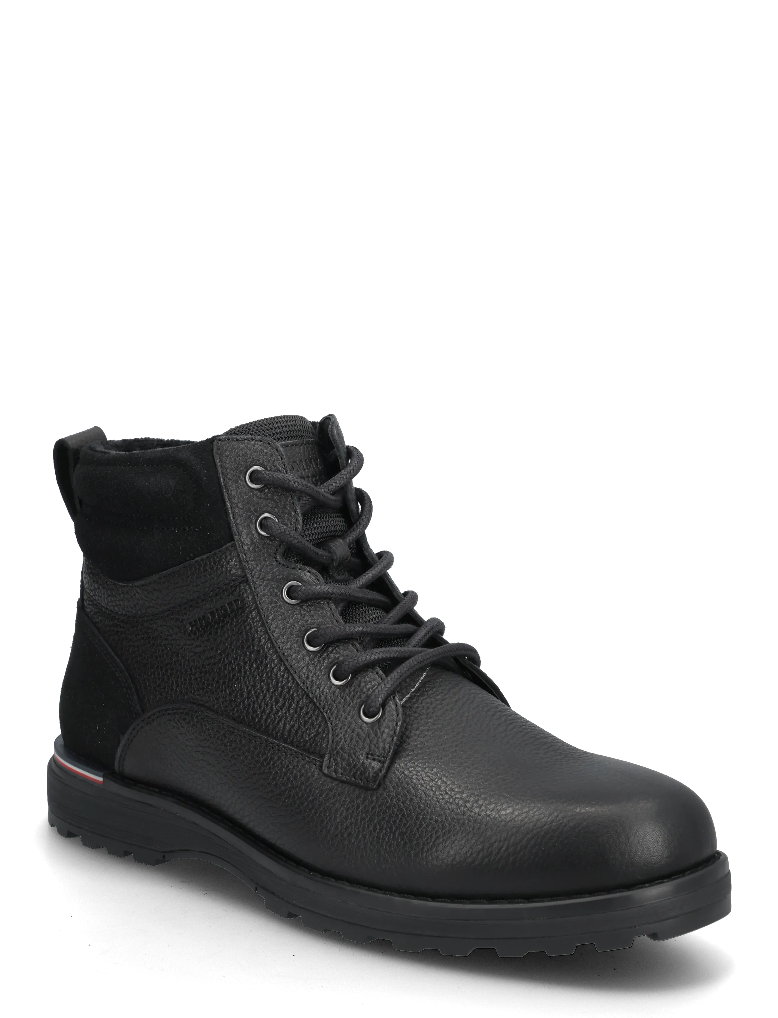 Tommy Hilfiger - CORPORATE W LTH LACE BOOT - schnürboots - black - 0