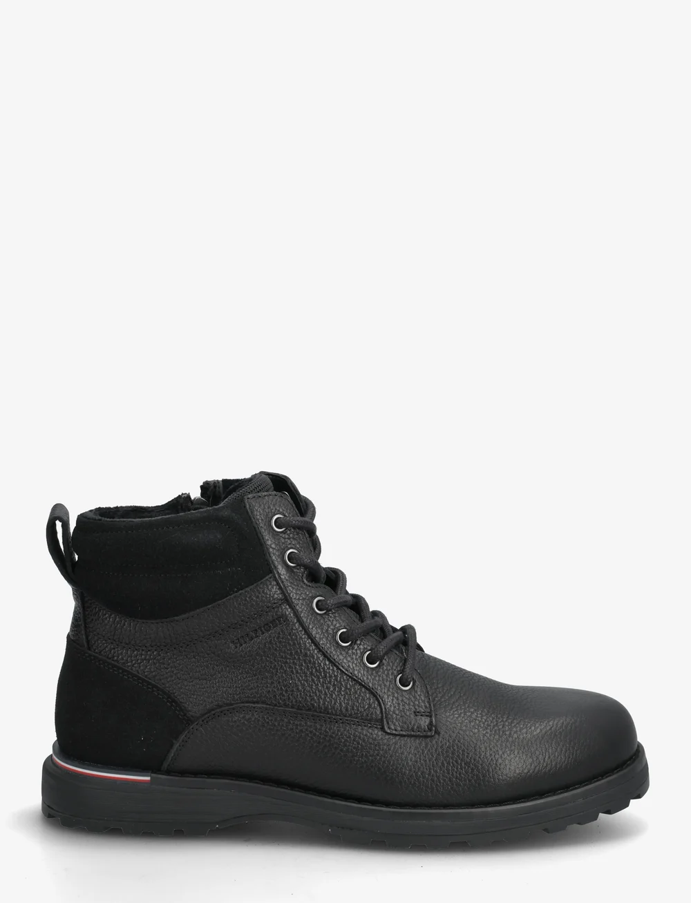 Tommy Hilfiger - CORPORATE W LTH LACE BOOT - paeltega saapad - black - 1