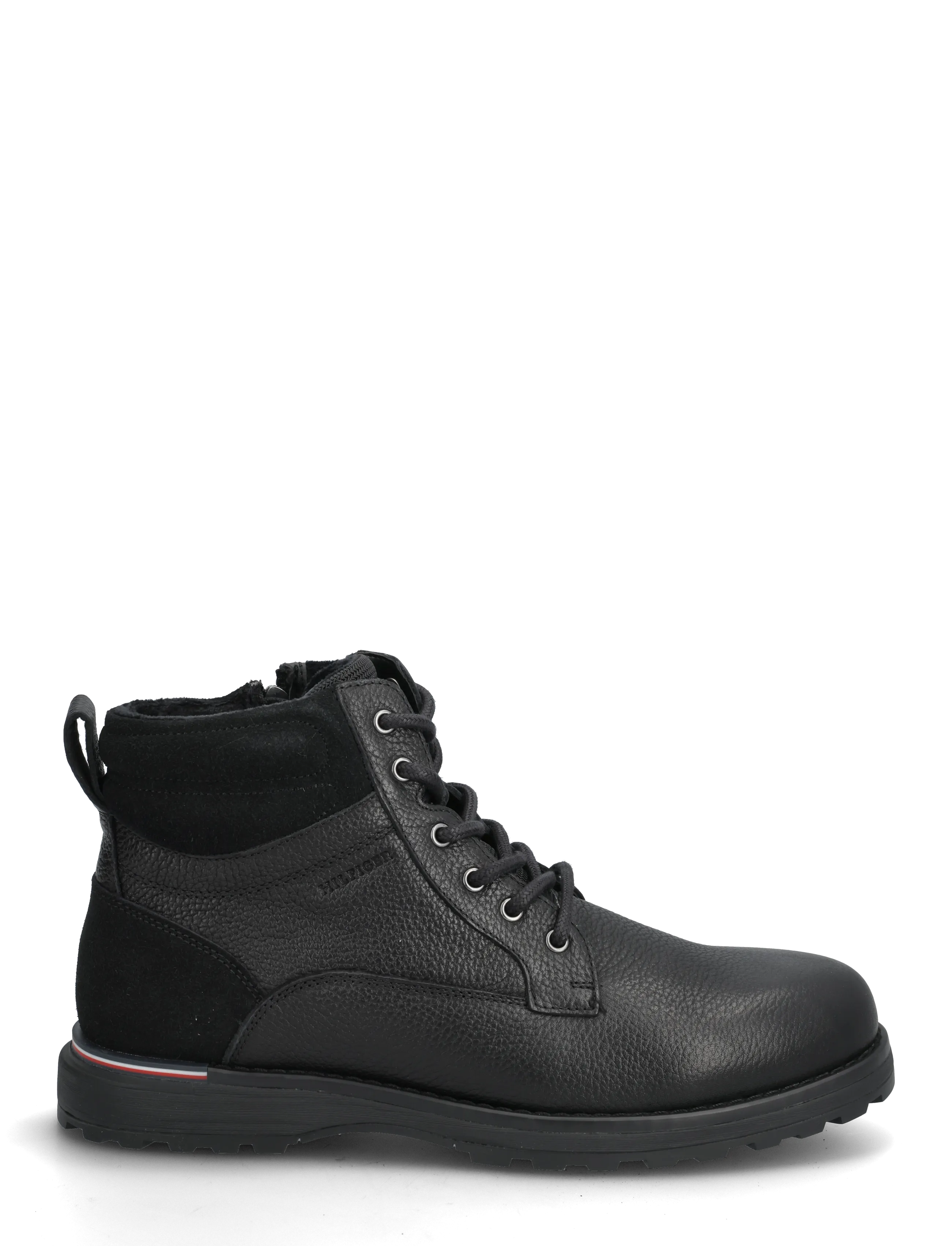 Tommy Hilfiger - CORPORATE W LTH LACE BOOT - schnürboots - black - 1