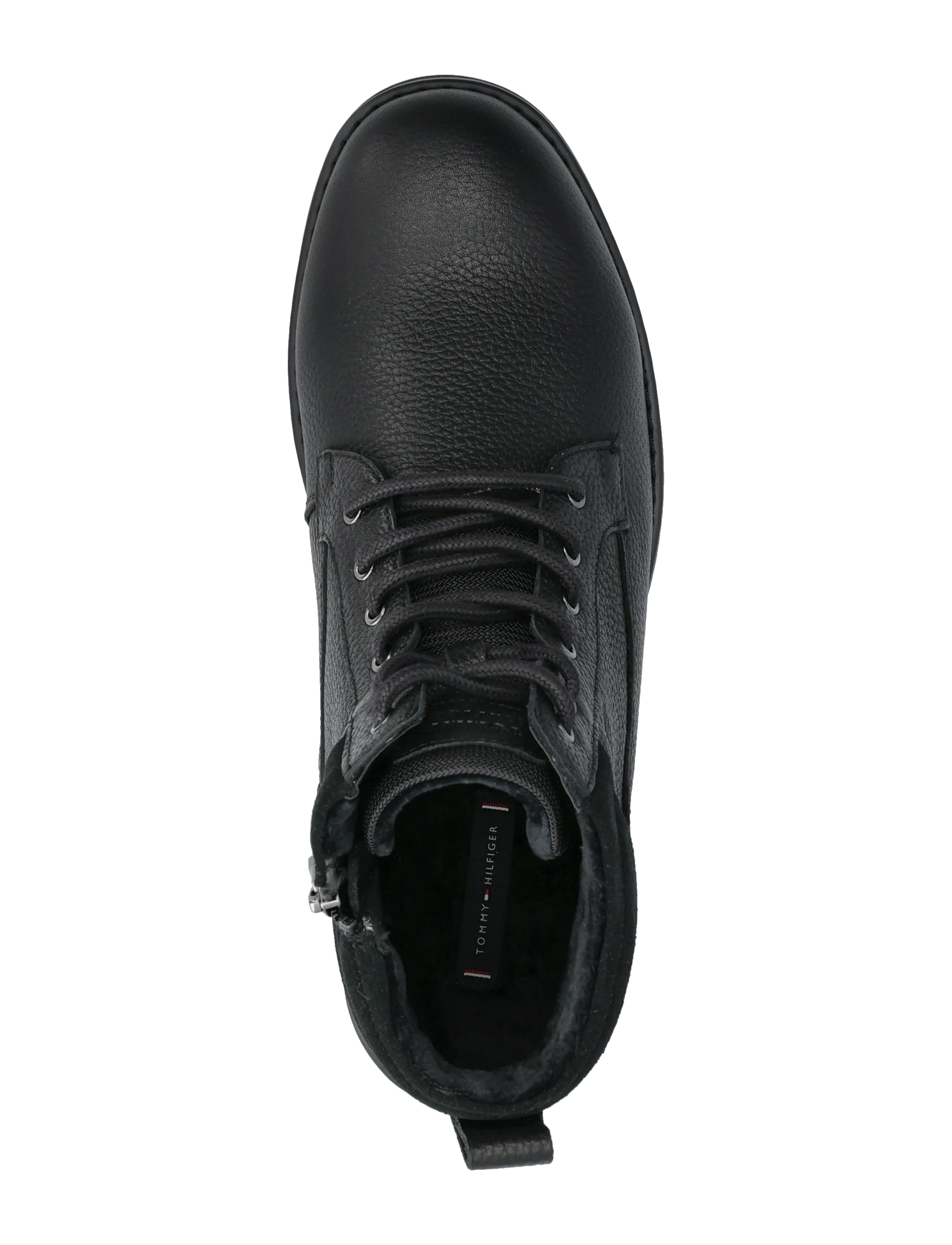 Tommy Hilfiger - CORPORATE W LTH LACE BOOT - schnürboots - black - 3
