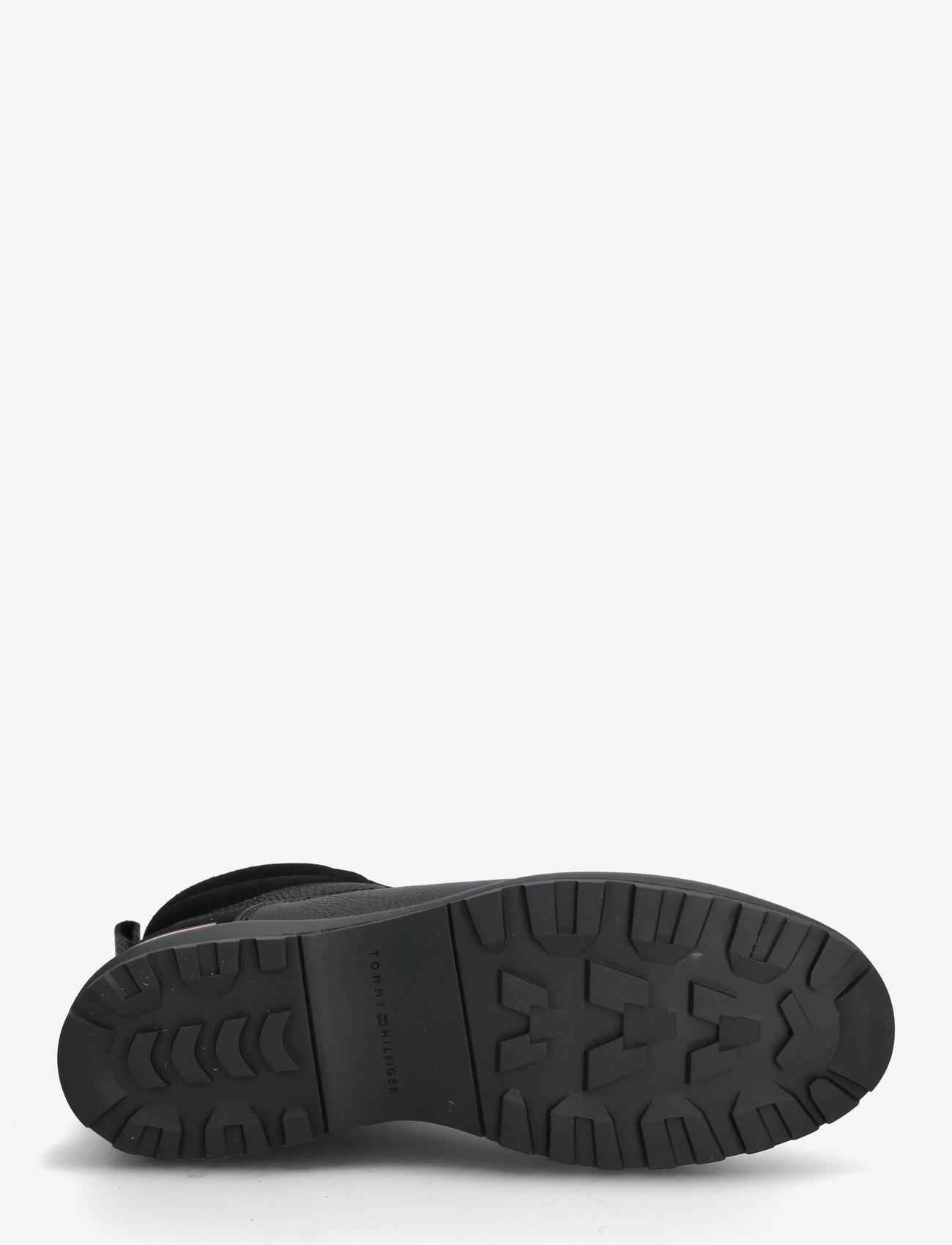 Tommy Hilfiger - CORPORATE W LTH LACE BOOT - kängor med snörning - black - 4