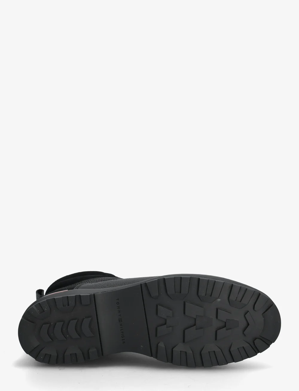 Tommy Hilfiger - CORPORATE W LTH LACE BOOT - paeltega saapad - black - 4