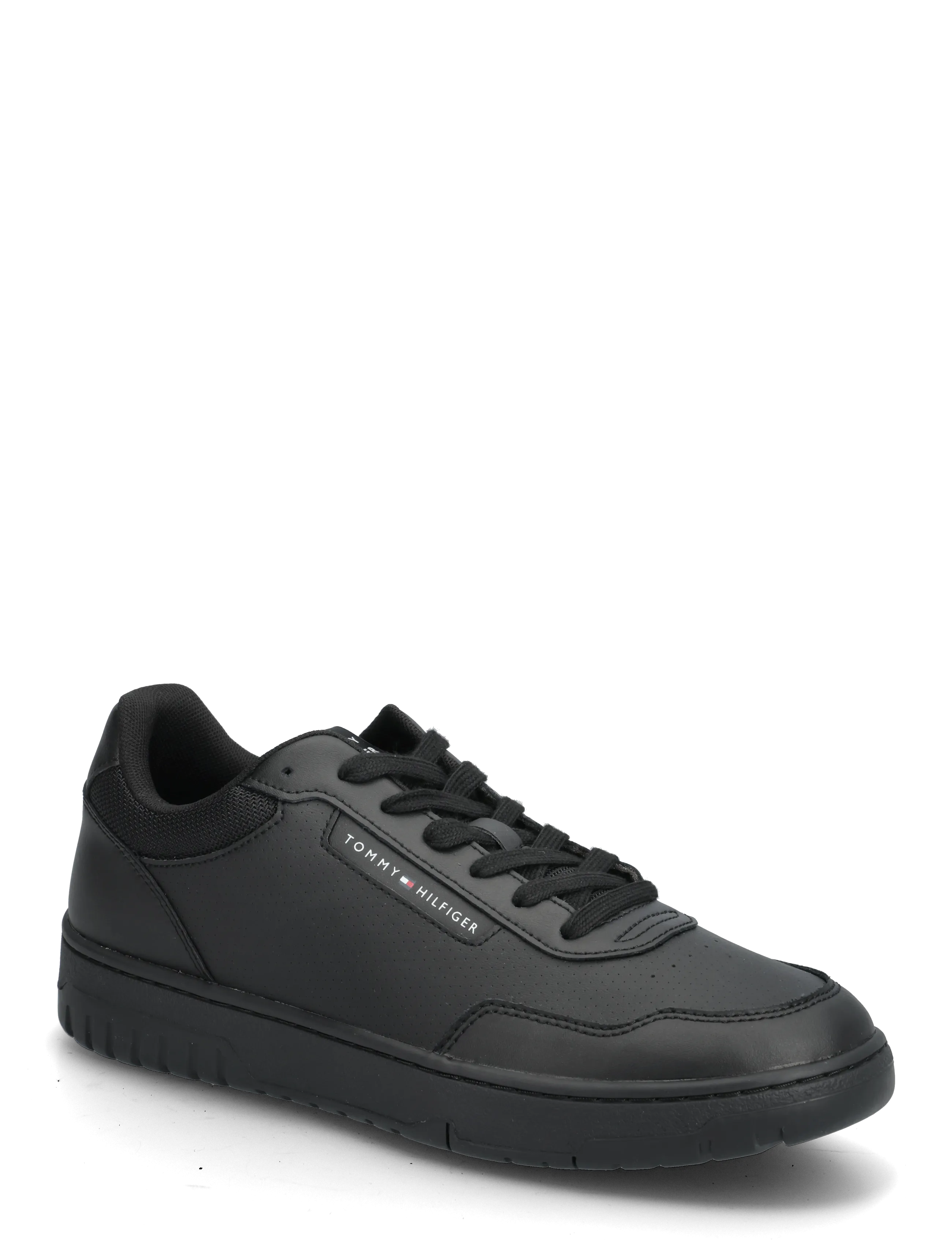 Tommy Hilfiger TH BASKET CORE LTH - Smart tøj - BLACK / black