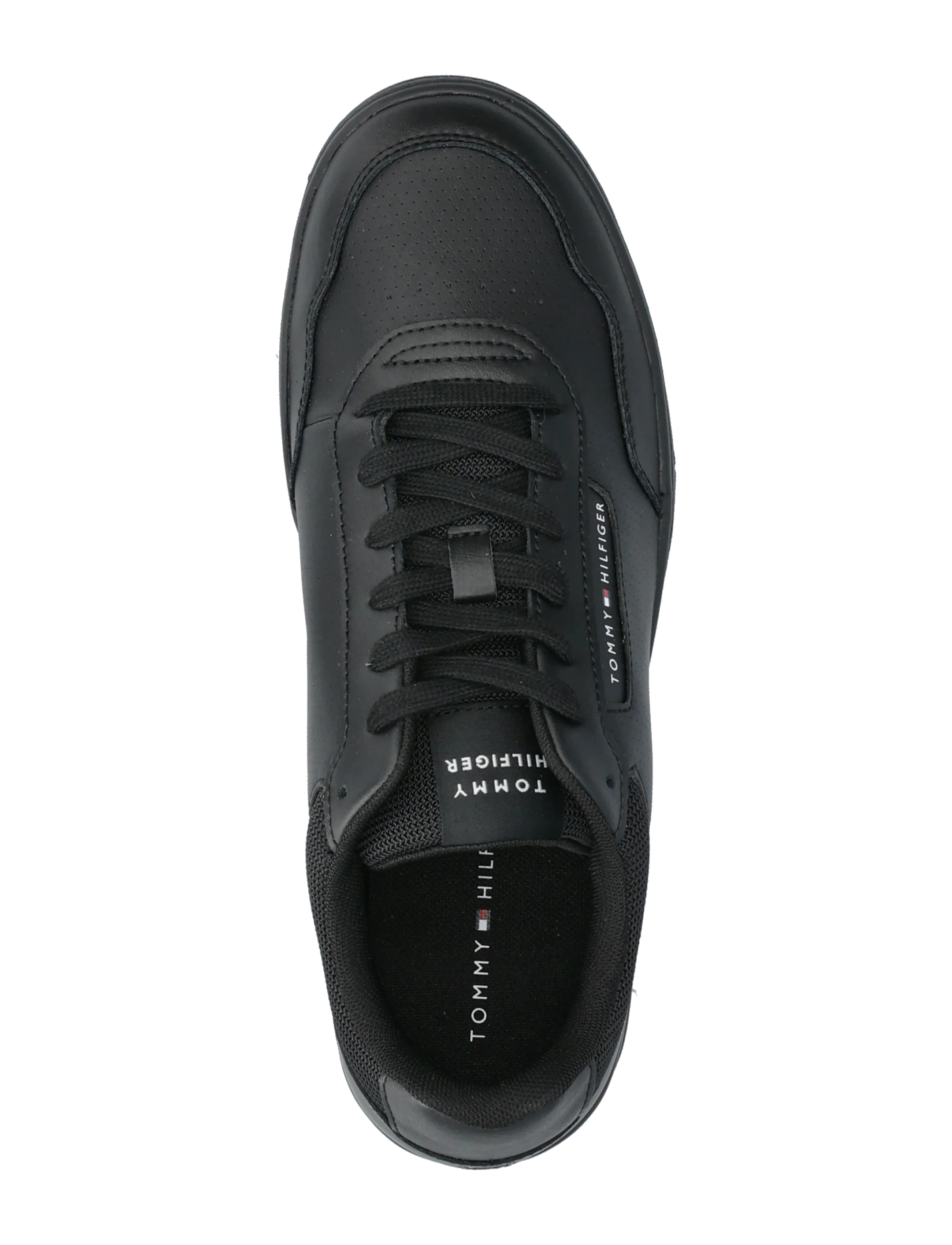 Tommy Hilfiger - TH BASKET CORE LTH - low tops - black - 3