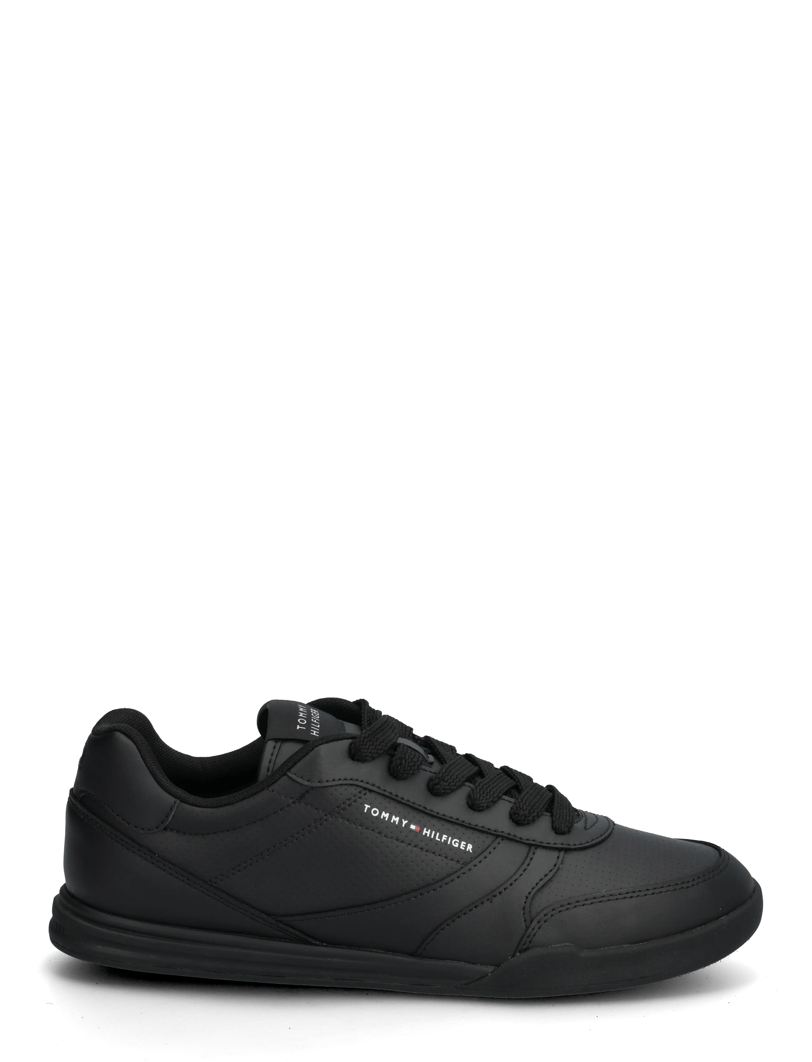 Tommy Hilfiger - LOPRO CUP LEATHER - lave sneakers - black - 1