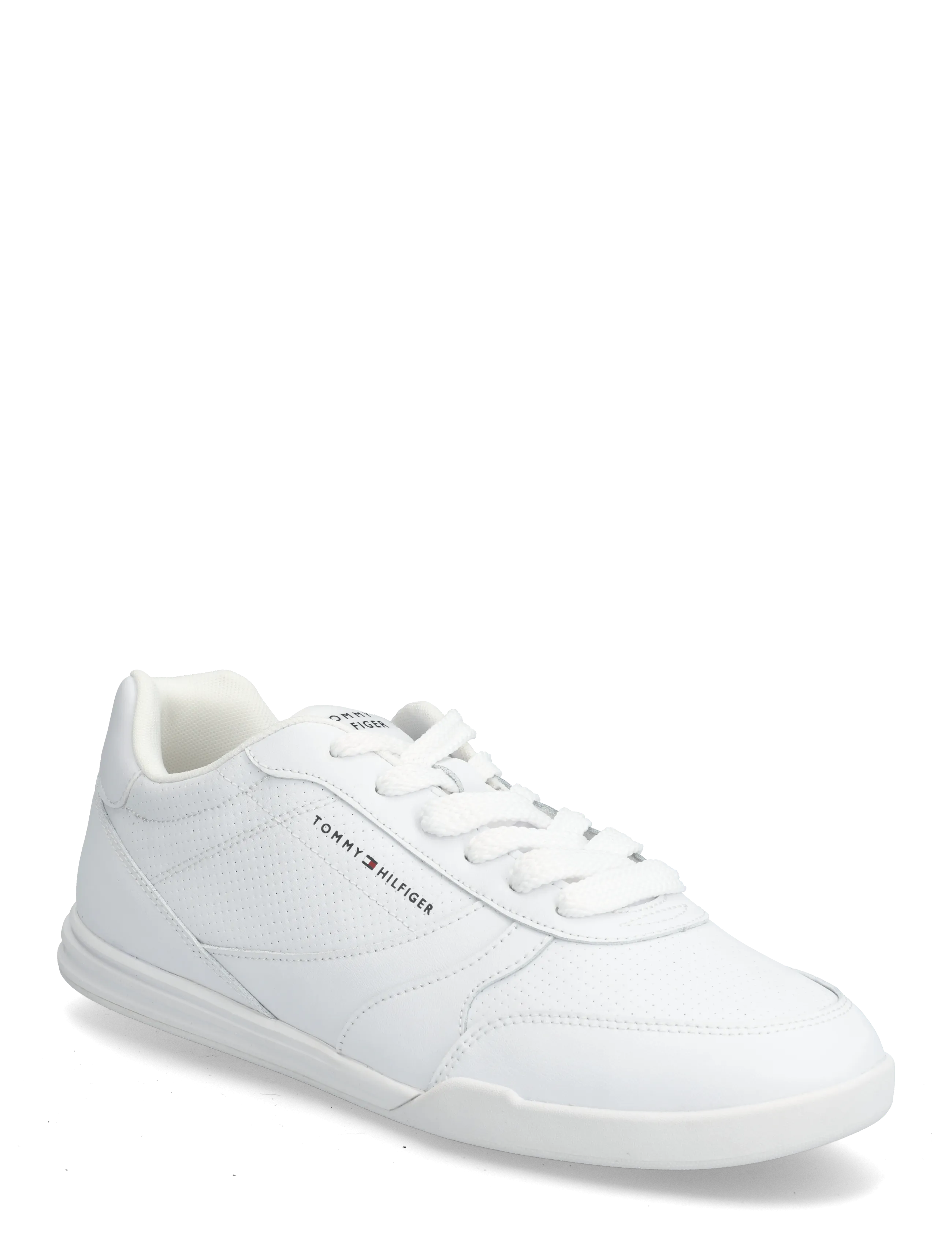 Tommy Hilfiger LOPRO CUP LEATHER - Niedriger Schnitt - WHITE / white