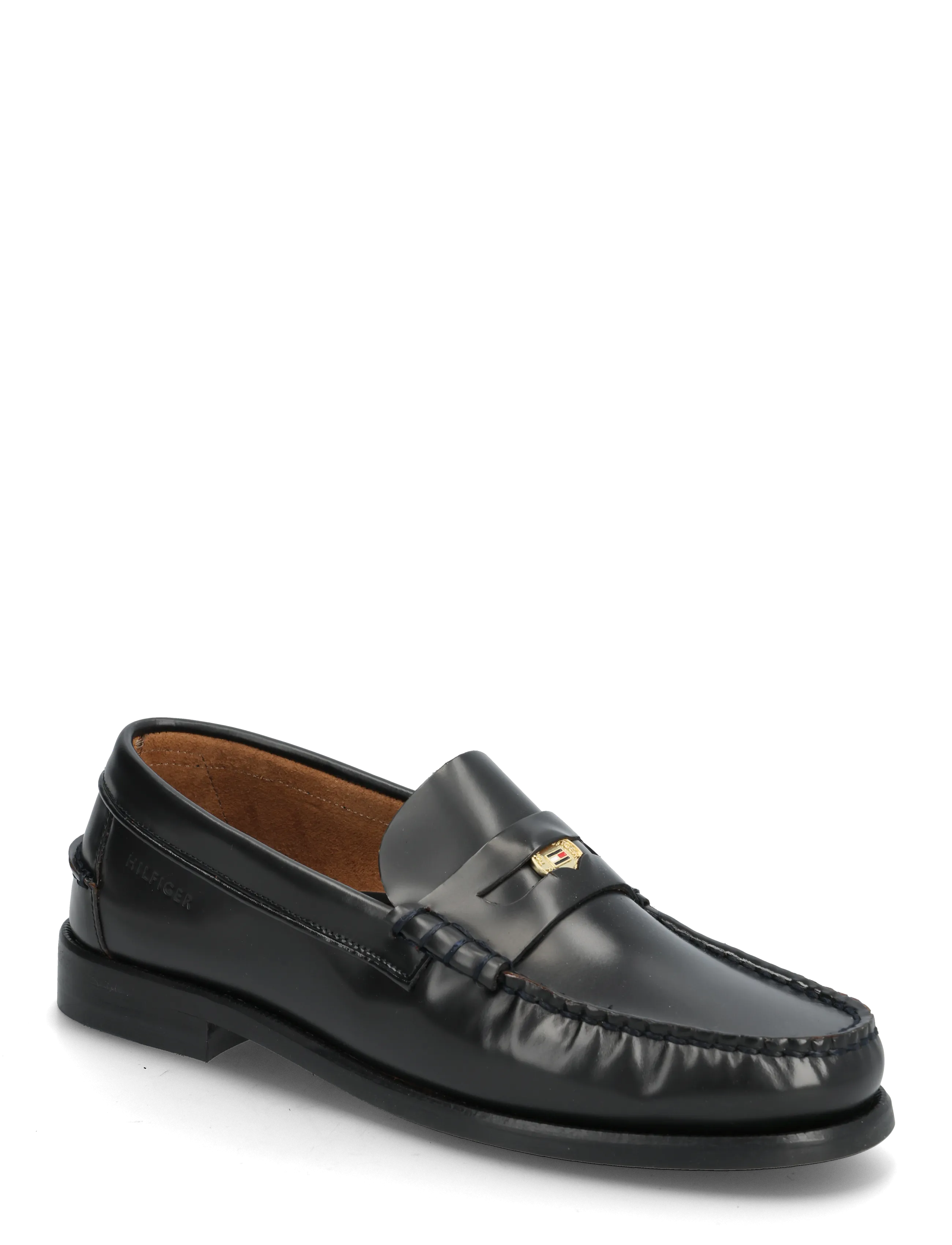 Tommy Hilfiger HILFIGER PENNY PATENT LTH LOAFER - Schuhe - DESERT SKY / black