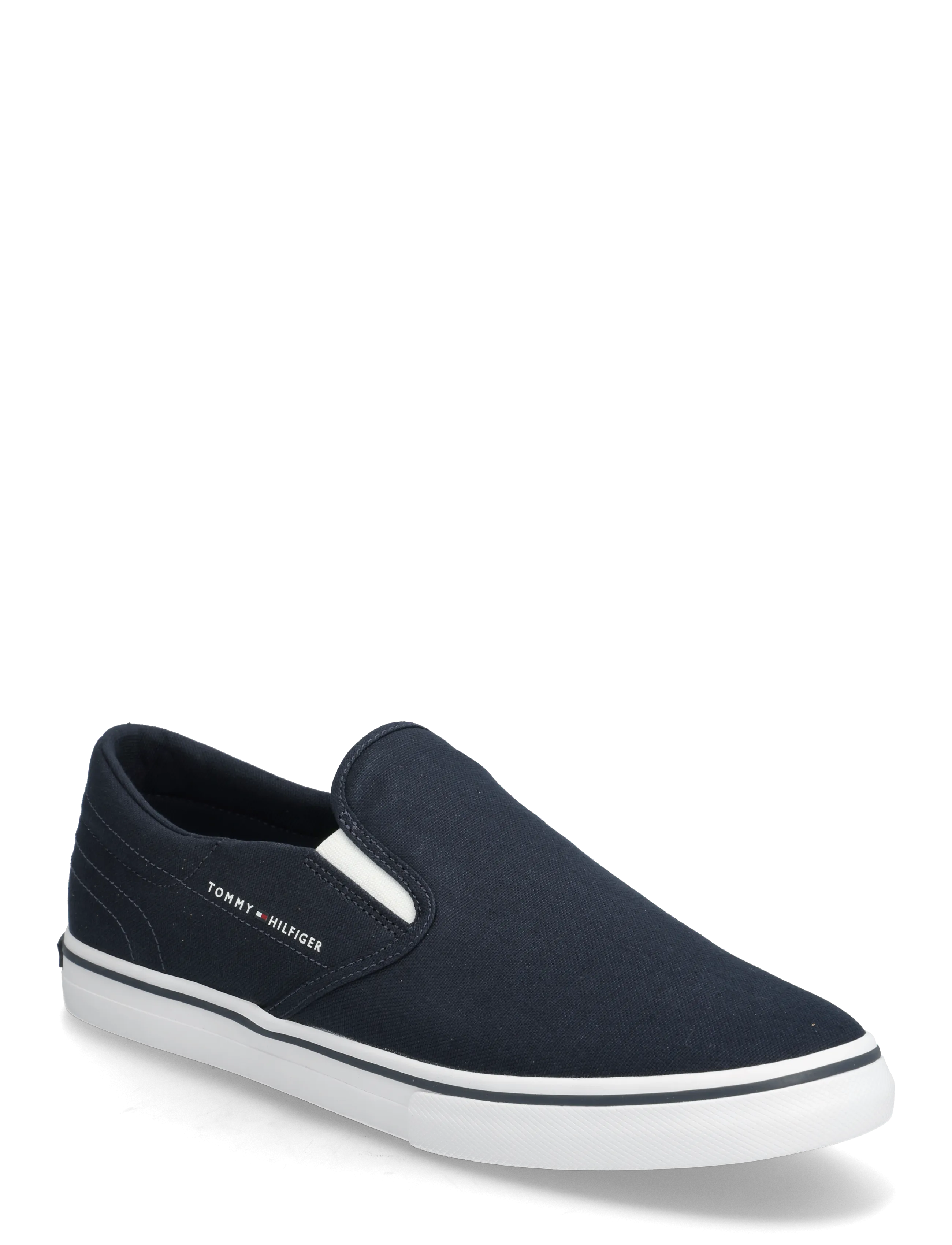 Tommy Hilfiger Vulc Core Slip On, 43, Sneakers, Marineblau - On Männerswear