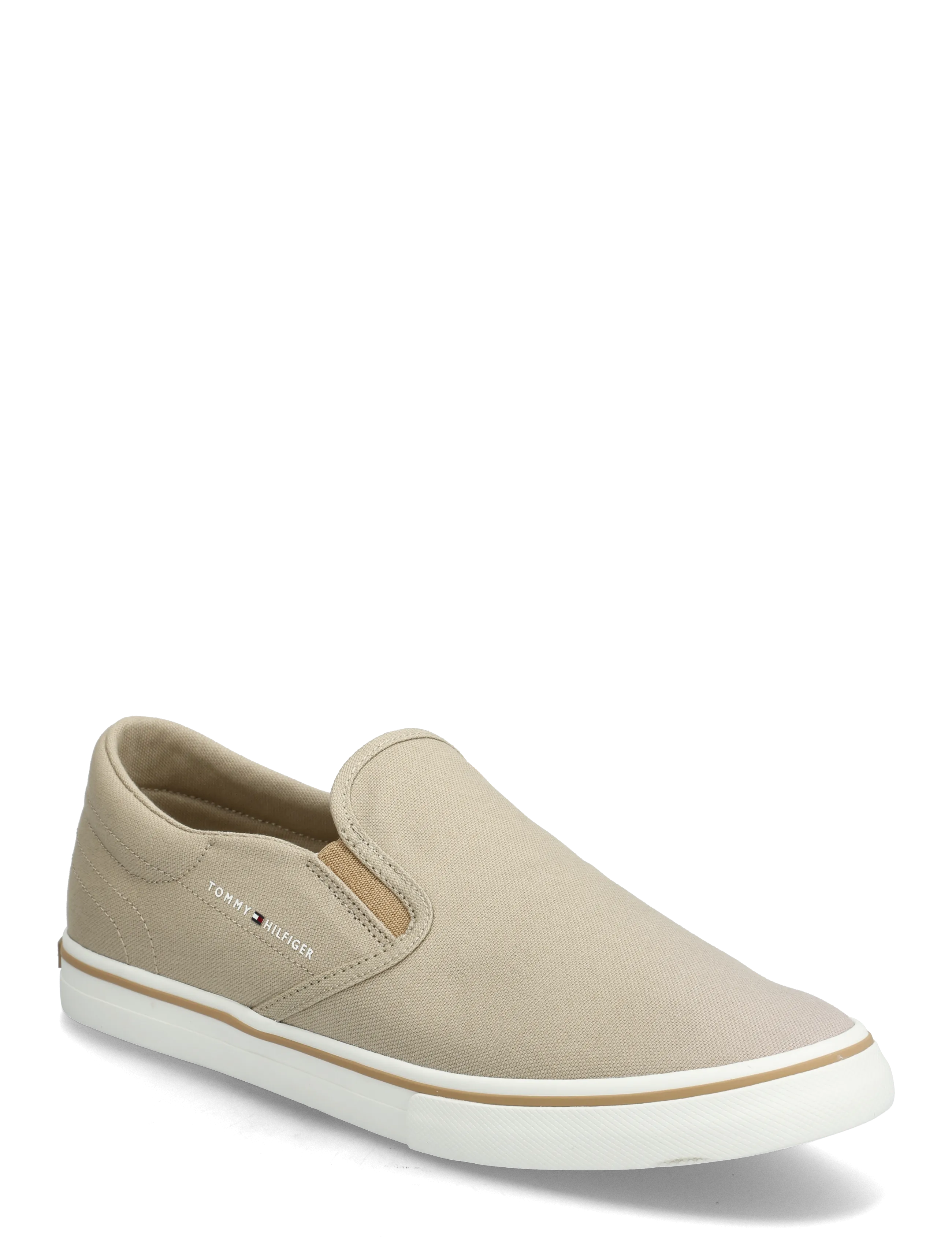 Tommy Hilfiger Vulc Core Slip On, 44, Sneakers, Beige - On Männerswear