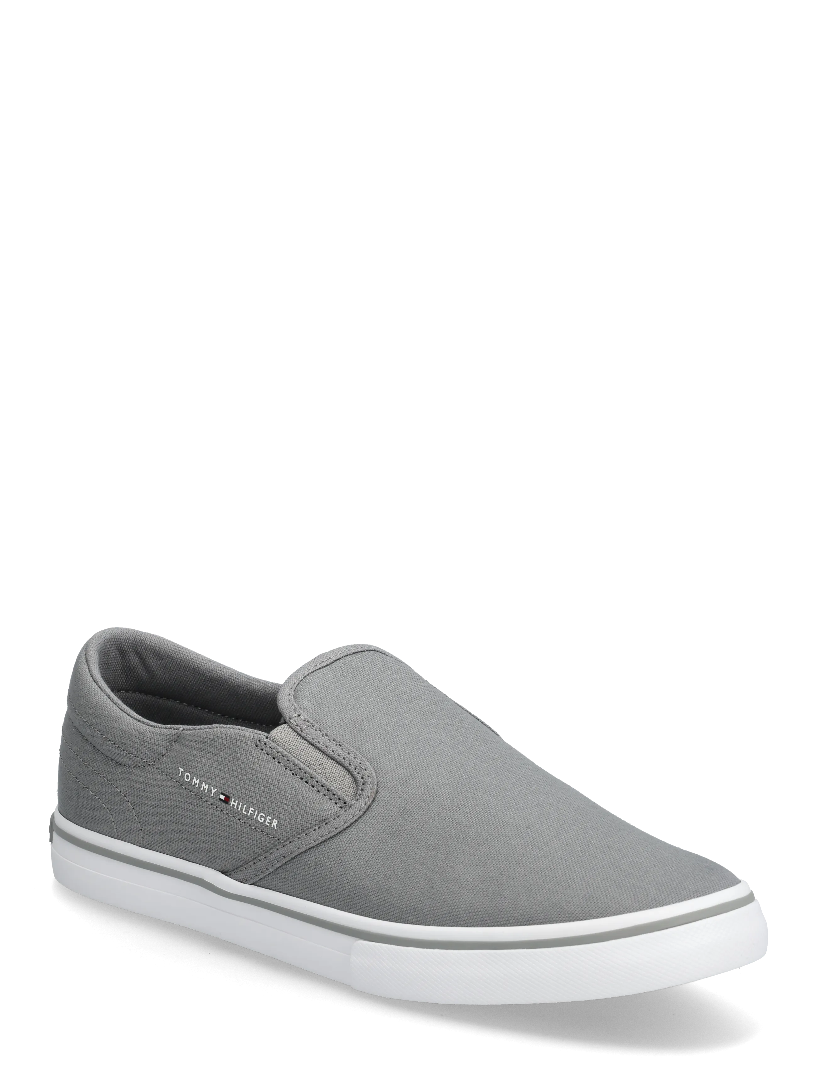 Tommy Hilfiger VULC CORE SLIP ON - Sneakers - UNIVERSAL GREY / grey