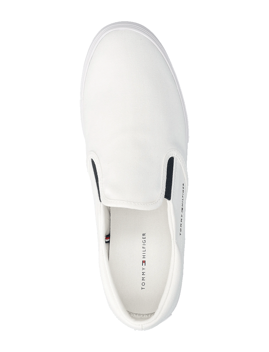 Tommy Hilfiger - VULC CORE SLIP ON - baskets slip-ons - white - 3