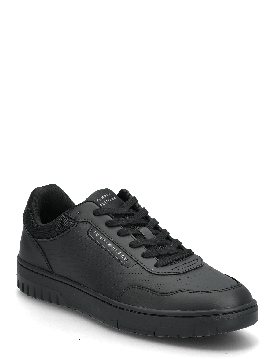 Tommy Hilfiger - TH BASKET CORE LITE LTH - låga sneakers - black - 0
