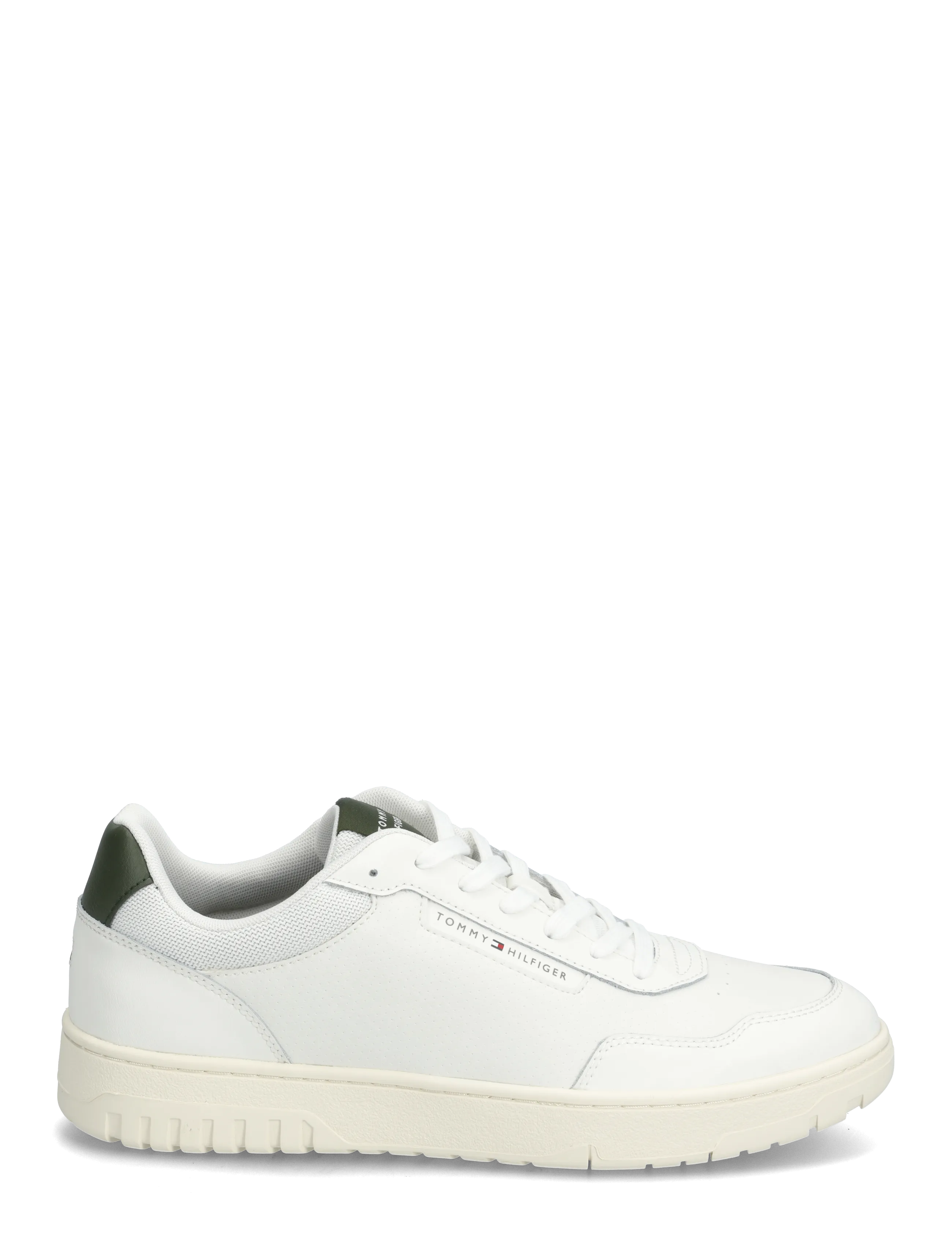 Tommy Hilfiger - TH BASKET CORE LITE LTH - lágir strigaskór - ecru - 1