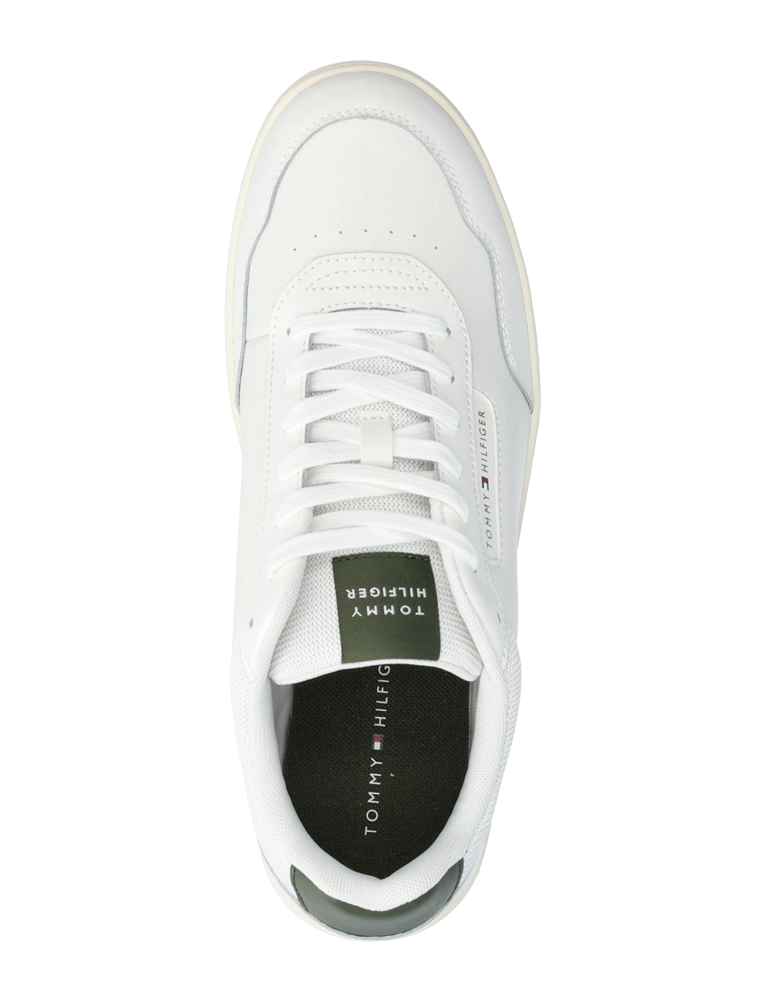Tommy Hilfiger - TH BASKET CORE LITE LTH - lágir strigaskór - ecru - 3