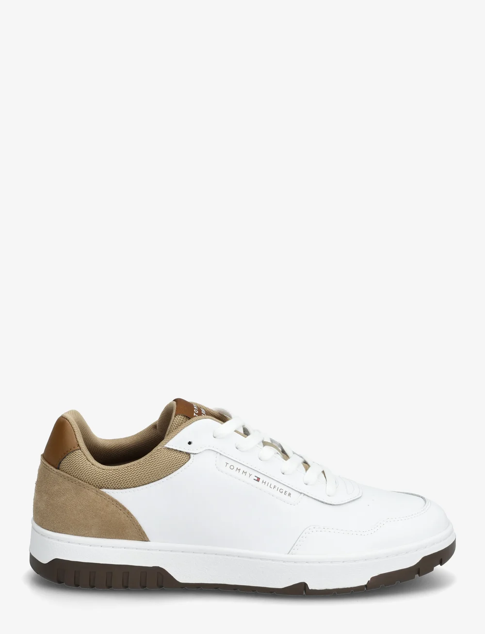 Tommy Hilfiger - TH BASKET CORE LITE LTH/SUEDE - låga sneakers - driftwood taupe - 1