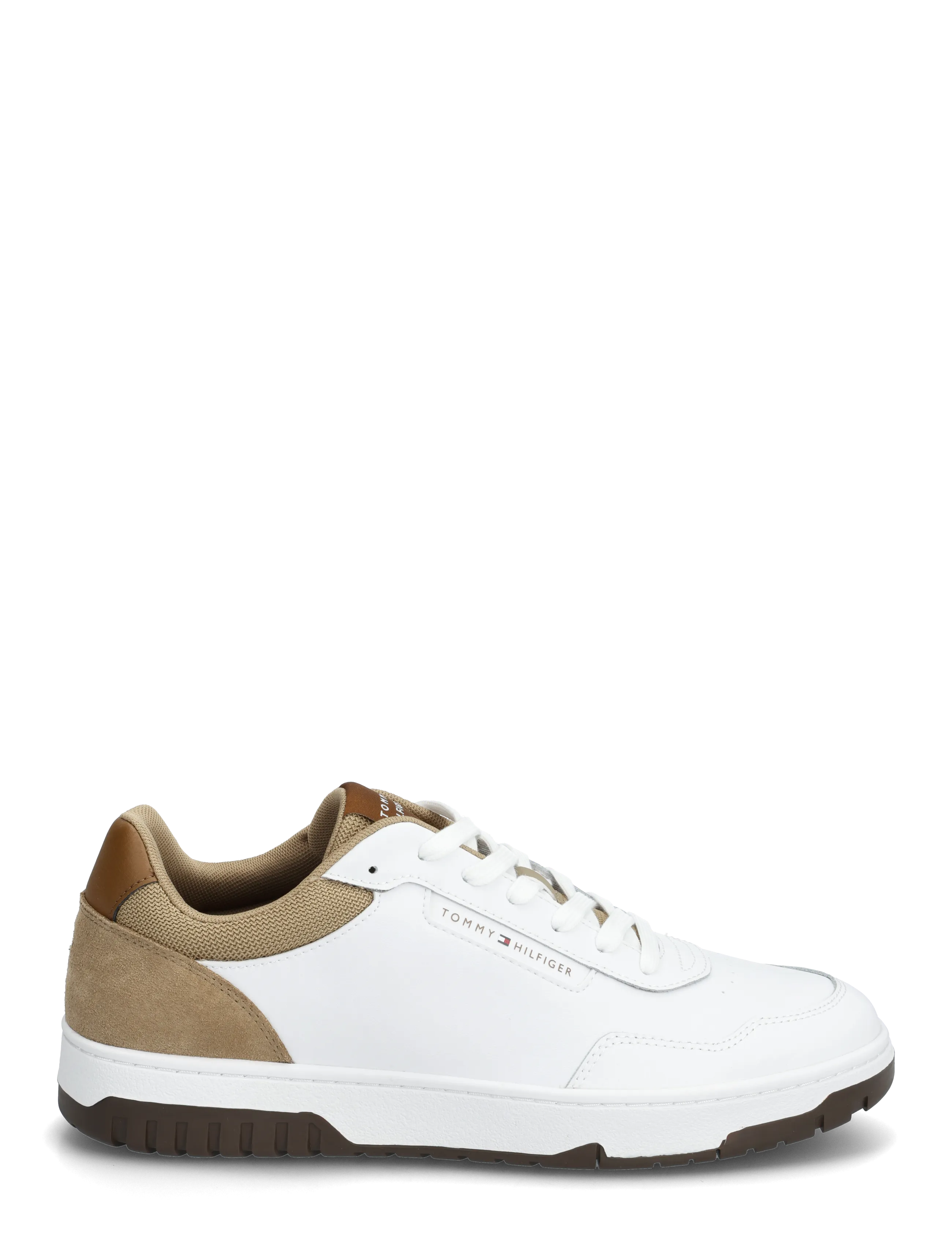 Tommy Hilfiger - TH BASKET CORE LITE LTH/SUEDE - driftwood taupe - 1