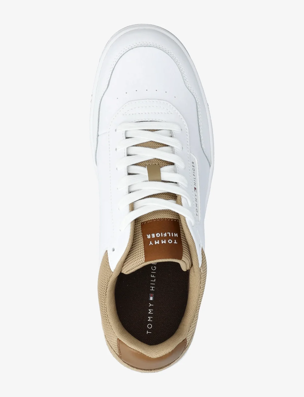 Tommy Hilfiger - TH BASKET CORE LITE LTH/SUEDE - låga sneakers - driftwood taupe - 3