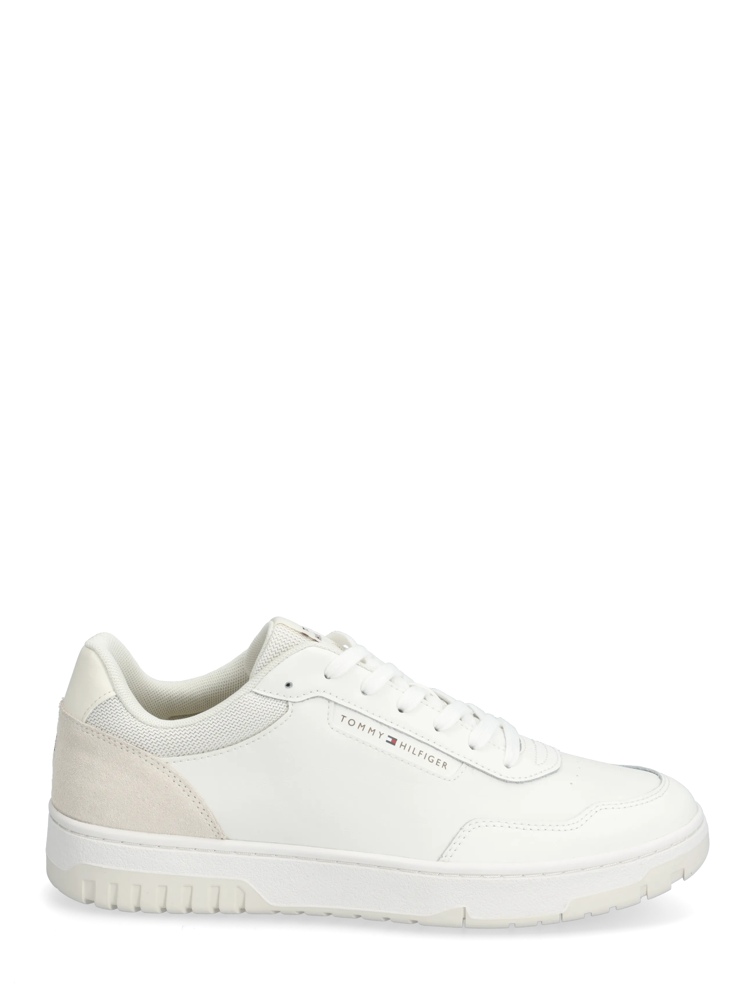Tommy Hilfiger - TH BASKET CORE LITE LTH/SUEDE - ivory petal - 1