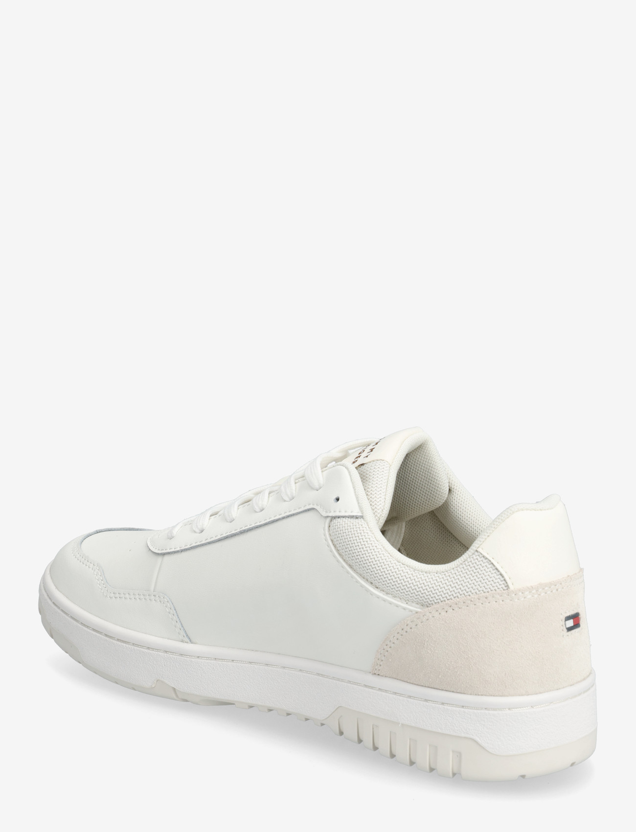 Tommy Hilfiger - TH BASKET CORE LITE LTH/SUEDE - niedriger schnitt - ivory petal - 2