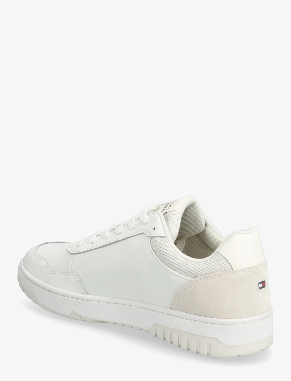 Tommy Hilfiger - TH BASKET CORE LITE LTH/SUEDE - låga sneakers - ivory petal - 2