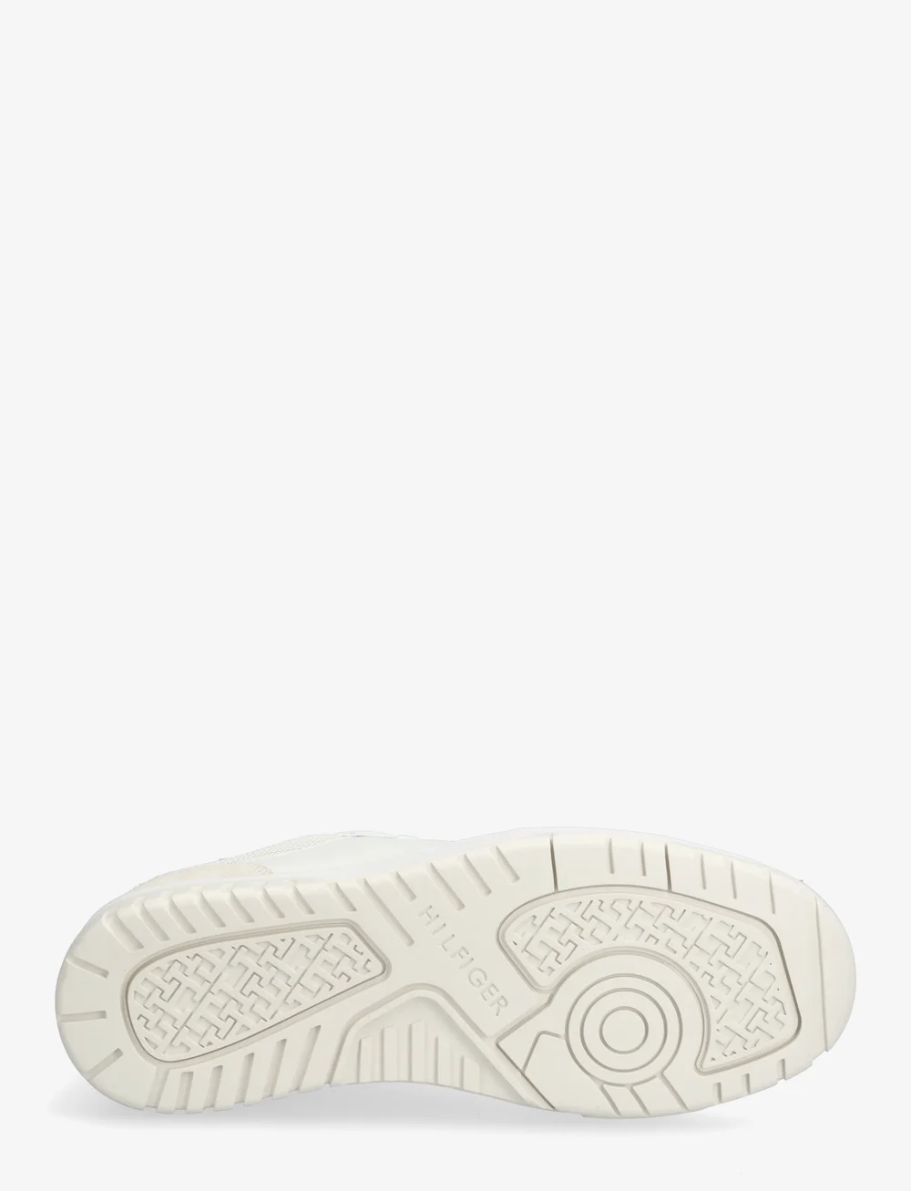 Tommy Hilfiger - TH BASKET CORE LITE LTH/SUEDE - låga sneakers - ivory petal - 4