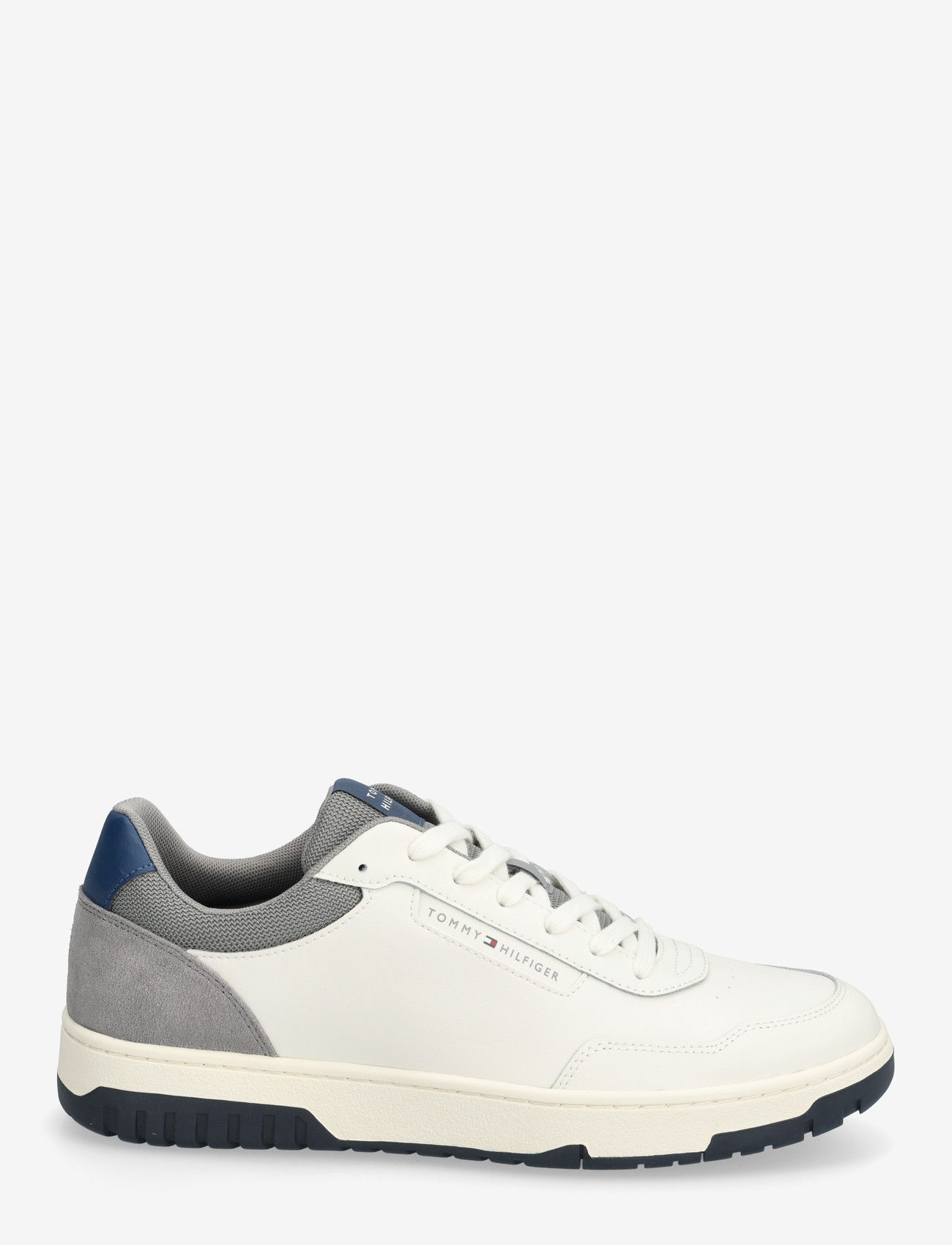 Tommy Hilfiger - TH BASKET CORE LITE LTH/SUEDE - lave sneakers - universal grey - 1