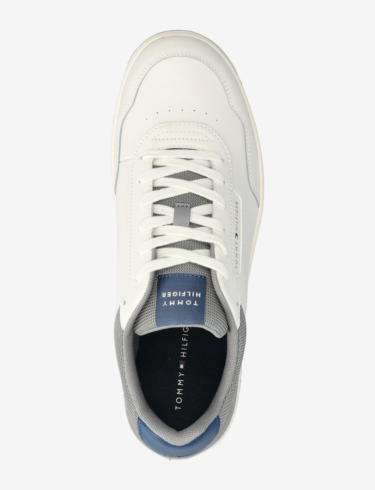 Tommy Hilfiger - TH BASKET CORE LITE LTH/SUEDE - lave sneakers - universal grey - 3