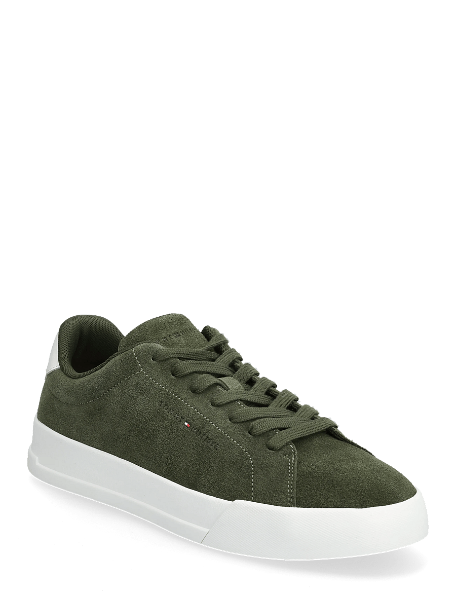 Tommy Hilfiger - TH COURT CORE SUEDE - baskets basses - arctic spruce - 1
