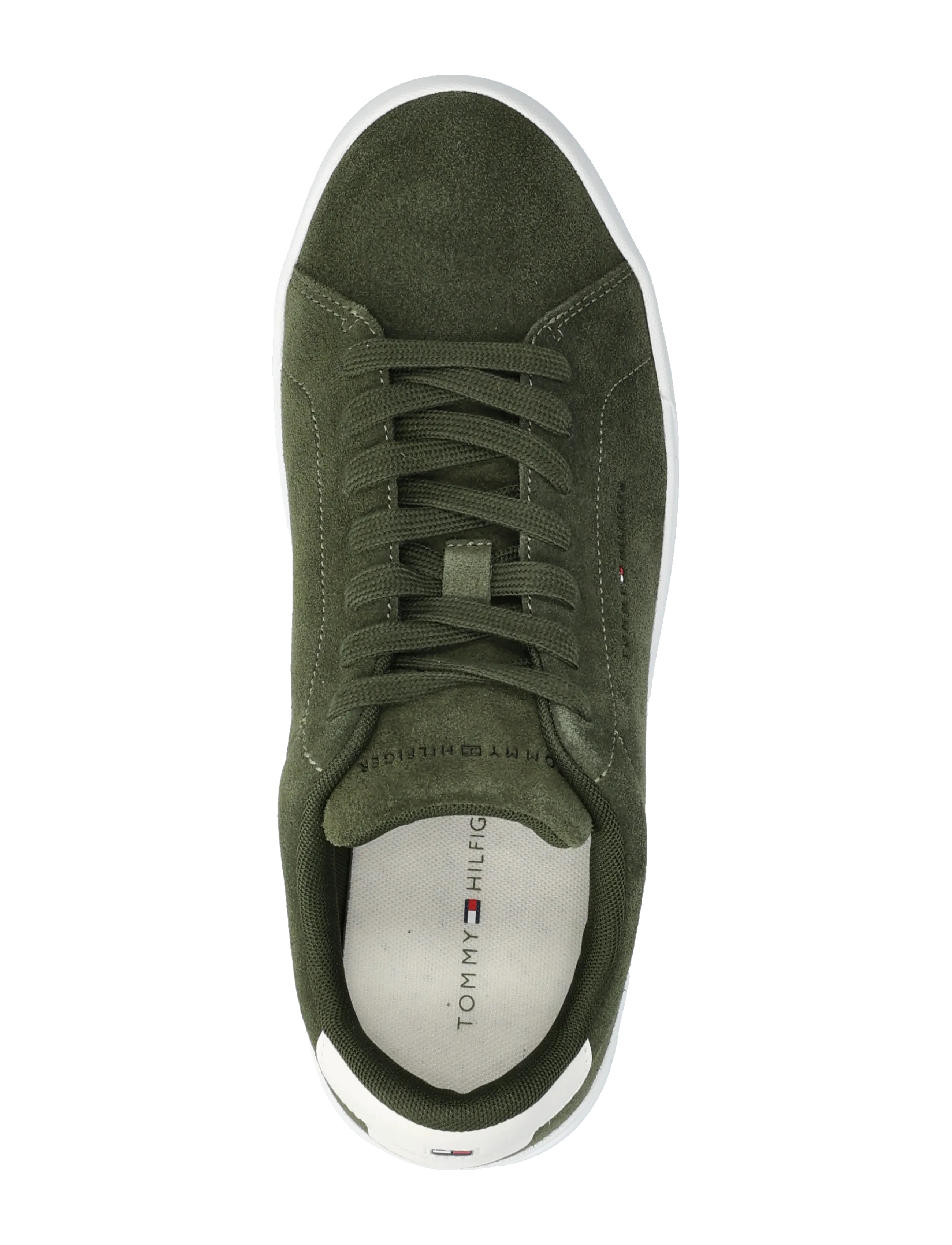 Tommy Hilfiger - TH COURT CORE SUEDE - baskets basses - arctic spruce - 4
