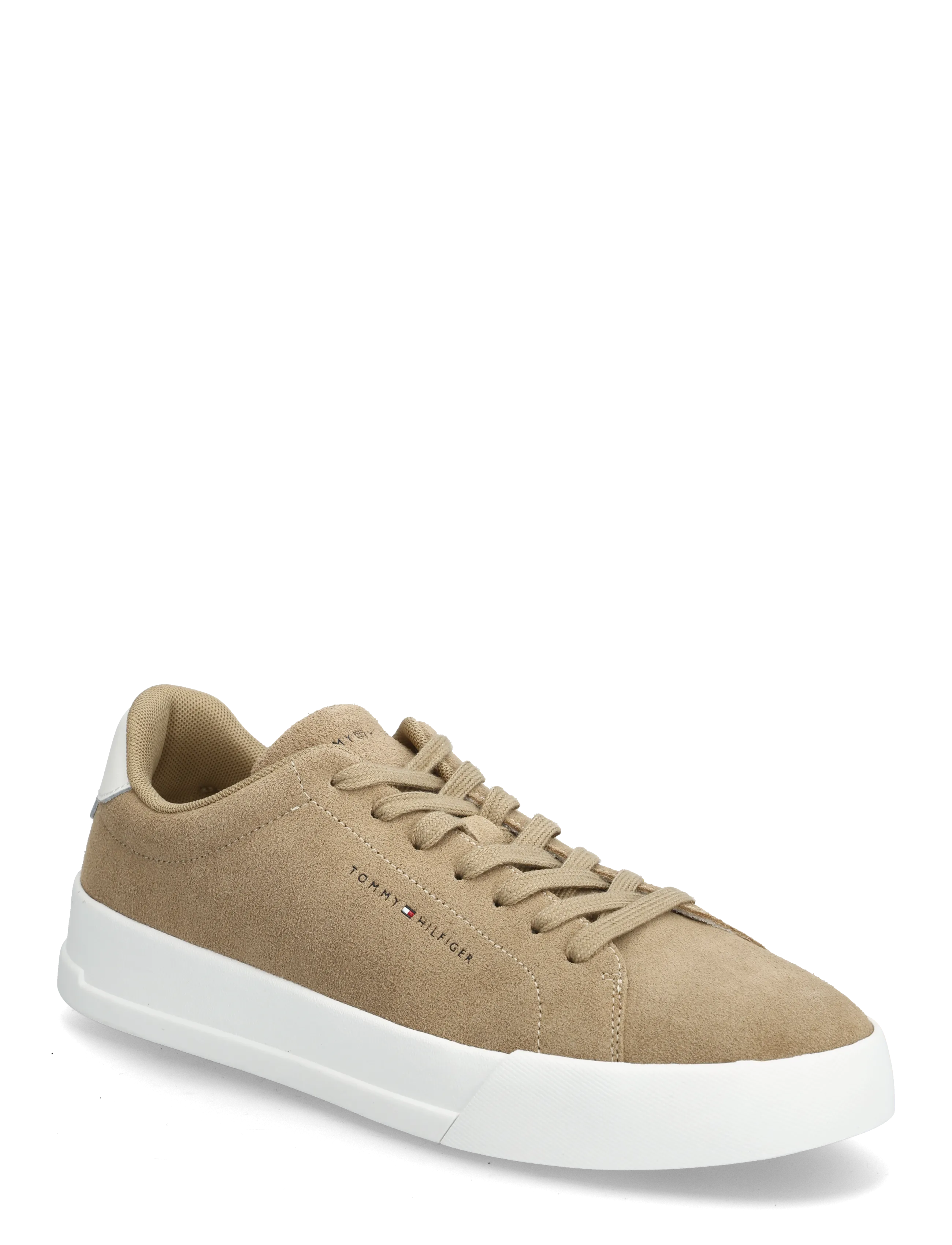 Tommy Hilfiger TH COURT CORE SUEDE - Skor - DRIFTWOOD TAUPE / beige
