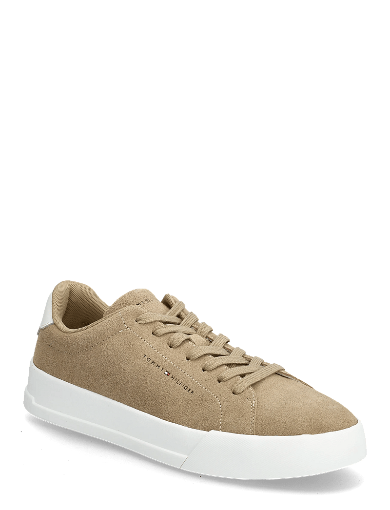Tommy Hilfiger - TH COURT CORE SUEDE - niedriger schnitt - driftwood taupe - 0