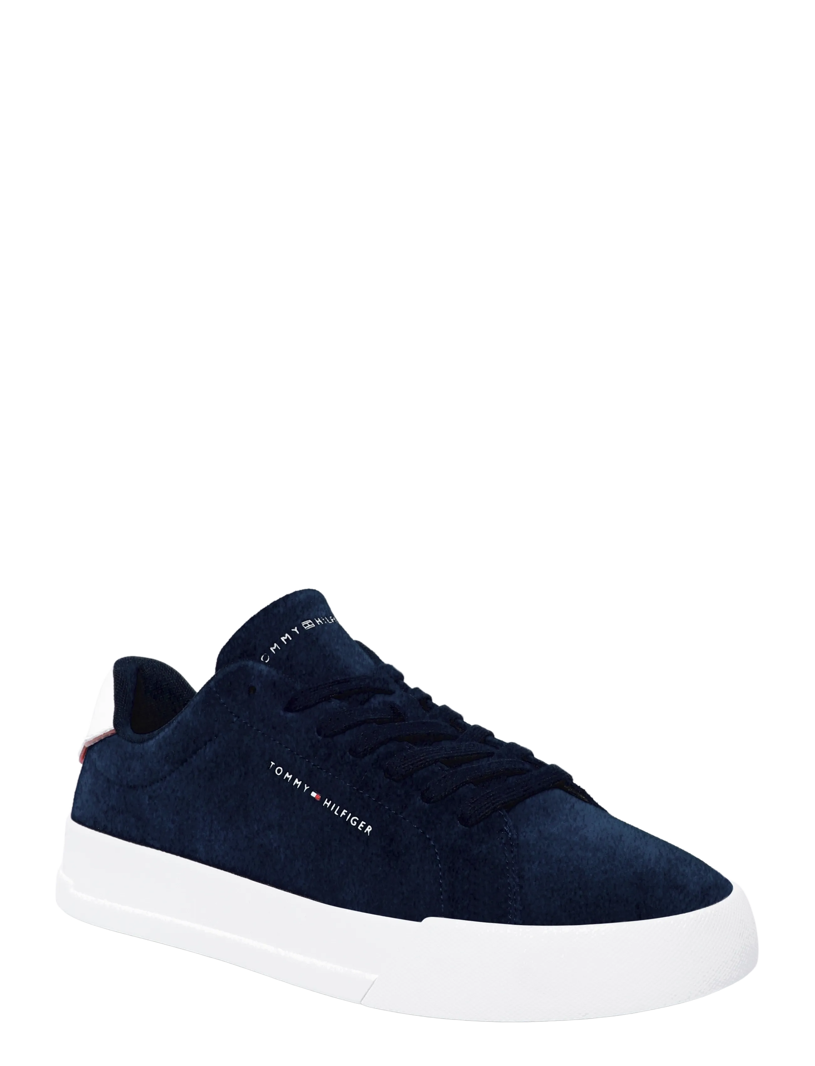 Tommy Hilfiger TH COURT CORE SUEDE - Low-Top Sneaker - RWB / navy
