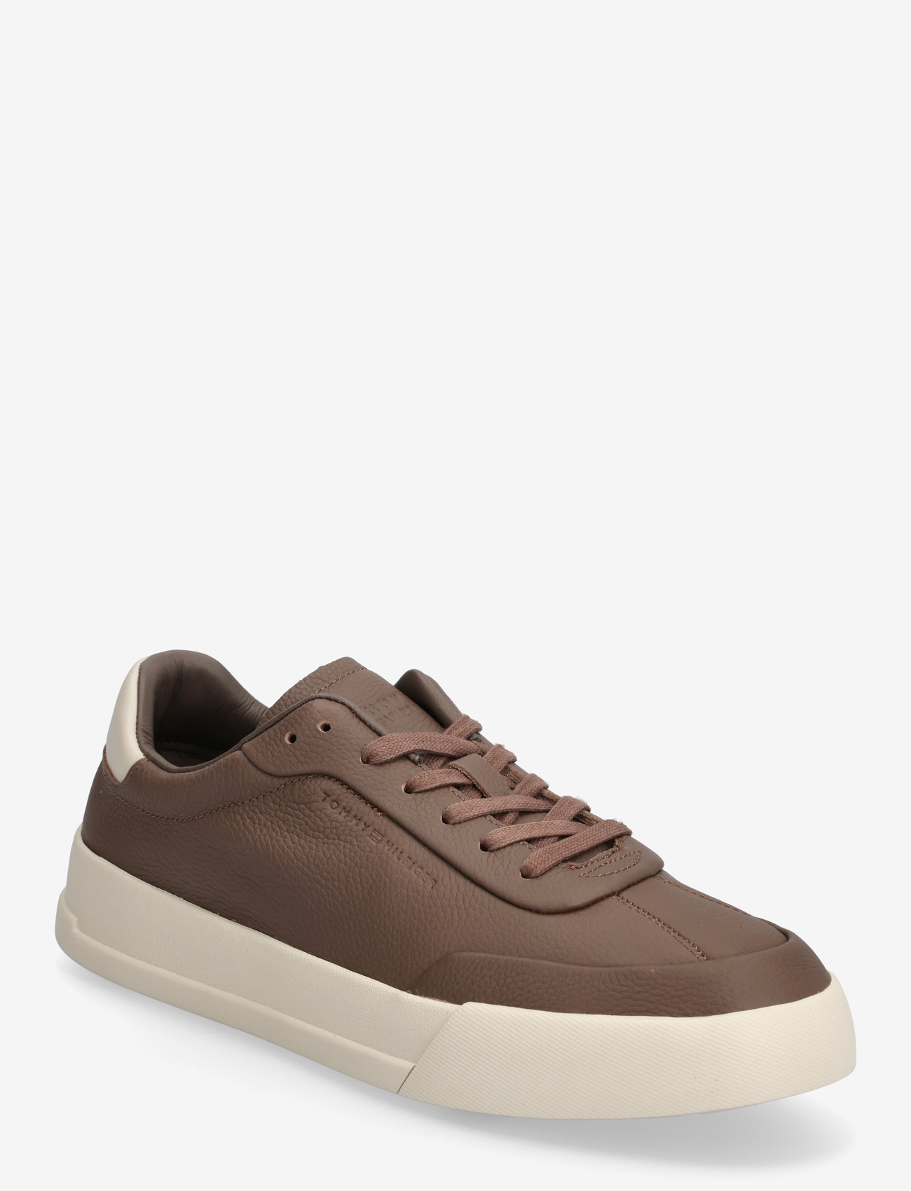 Tommy Hilfiger - TH COURT BEST LUX - lave sneakers - legacy brown - 0