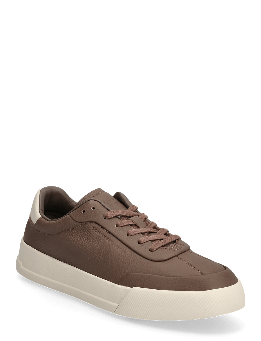 Tommy Hilfiger - TH COURT BEST LUX - lave sneakers - legacy brown - 0