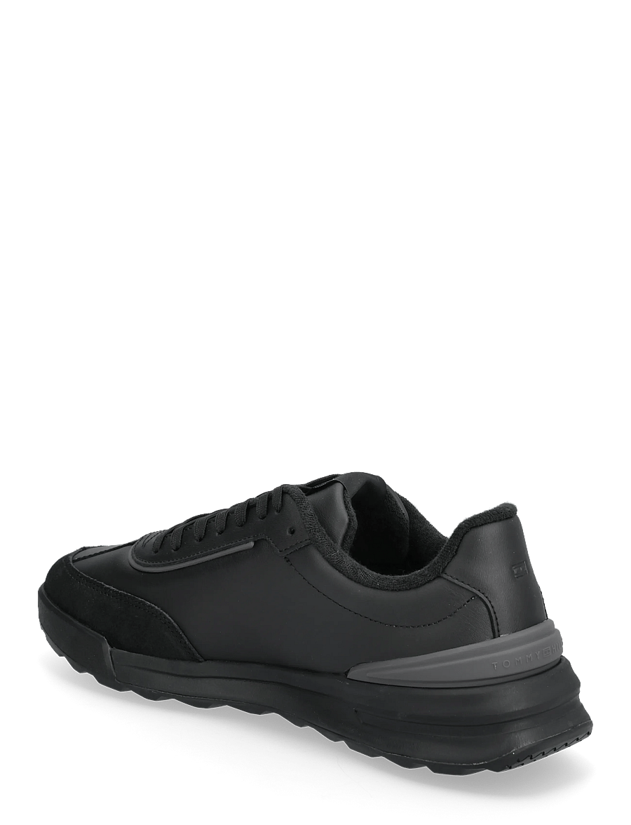 Tommy Hilfiger - RETRO RUNNER MIX LEATHER - madala säärega - black - 2