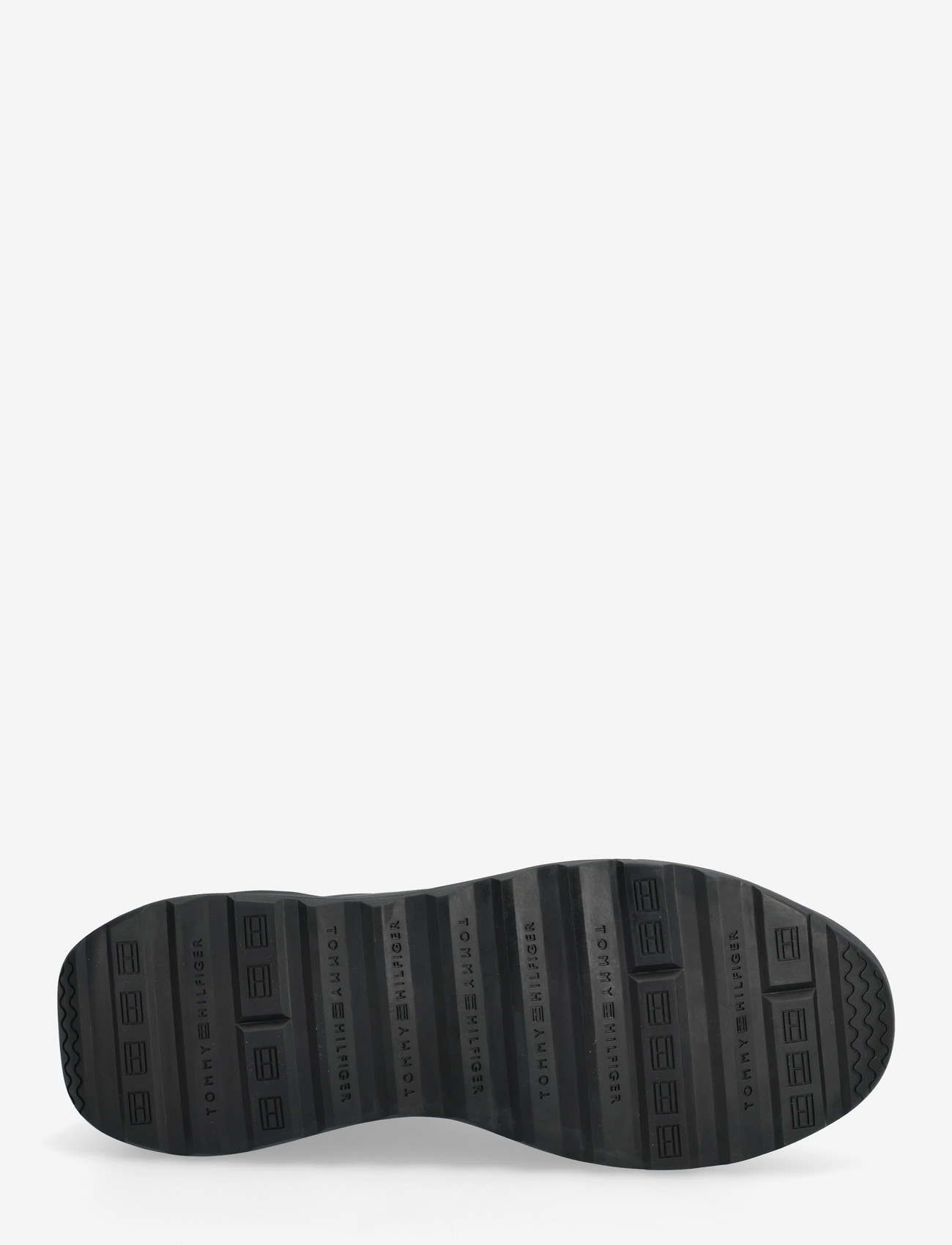 Tommy Hilfiger - RETRO RUNNER MIX LEATHER - lave sneakers - black - 4