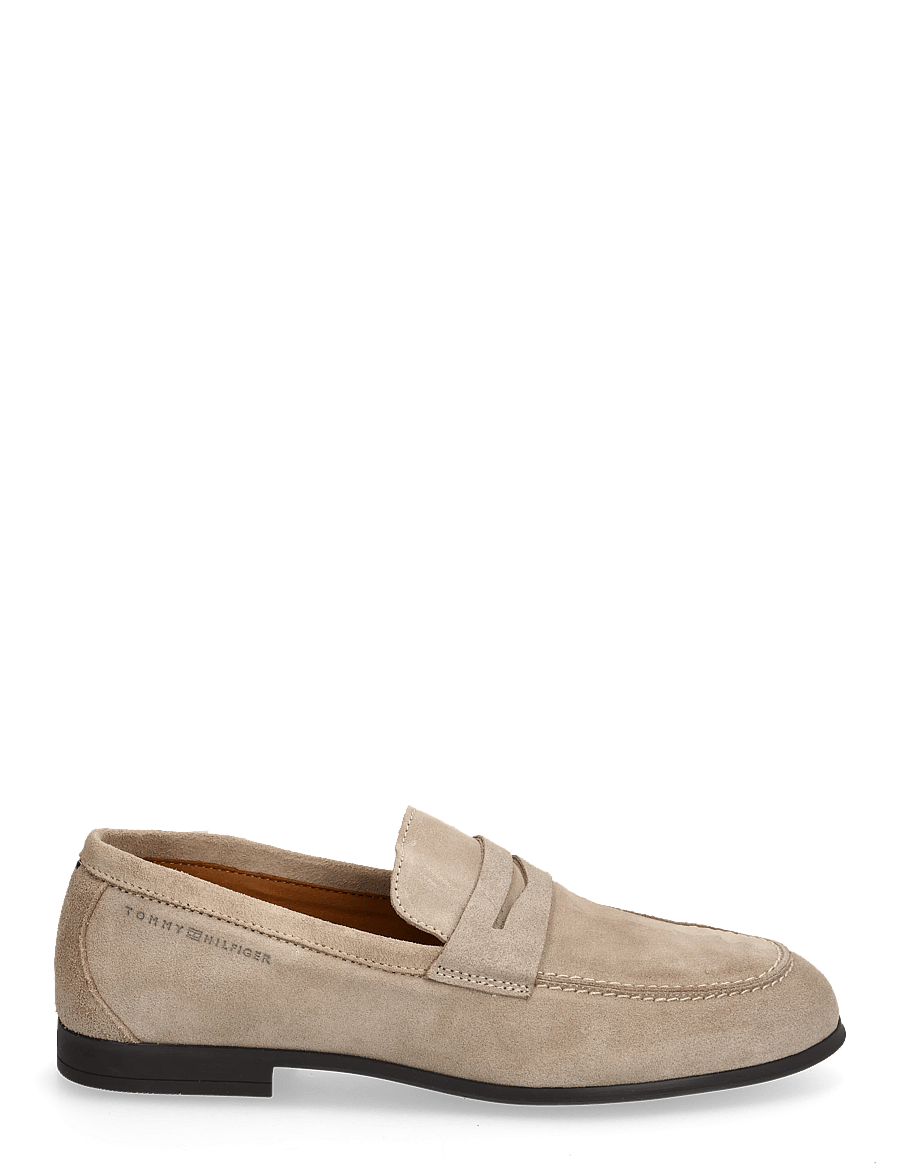Tommy Hilfiger - FLEXIBLE SLIM SUEDE LOAFER - osta olukorra järgi - coastal taupe - 1