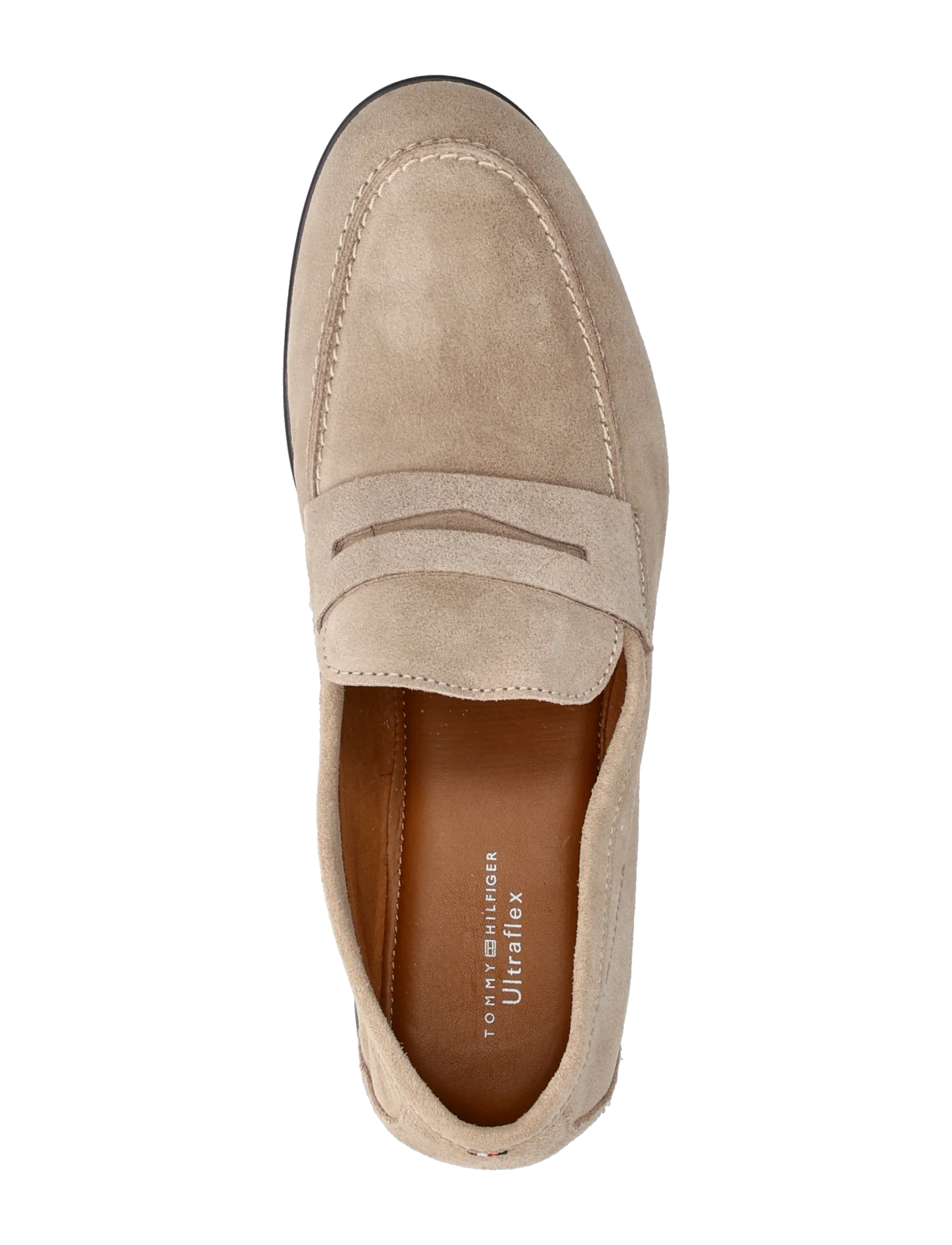 Tommy Hilfiger - FLEXIBLE SLIM SUEDE LOAFER - shoppa efter tillfälle - coastal taupe - 3