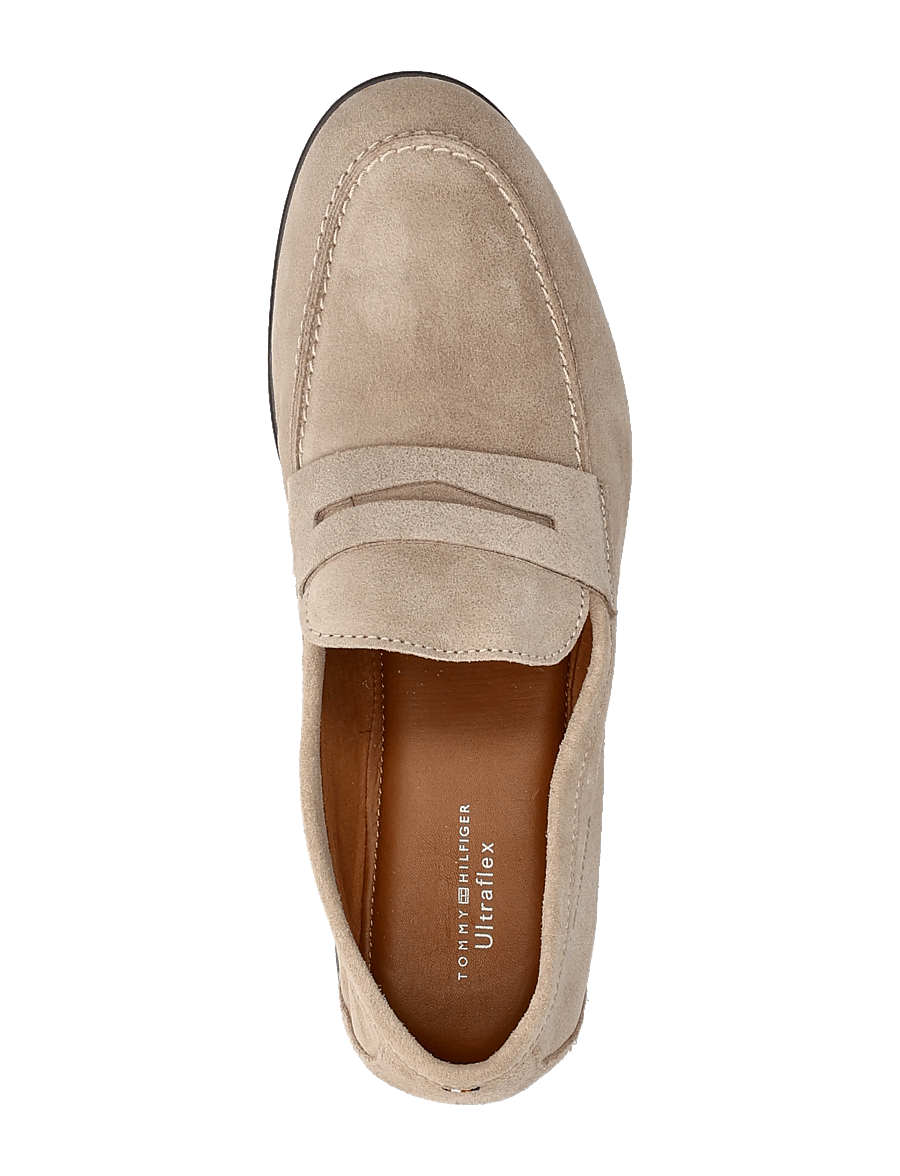 Tommy Hilfiger - FLEXIBLE SLIM SUEDE LOAFER - osta olukorra järgi - coastal taupe - 3