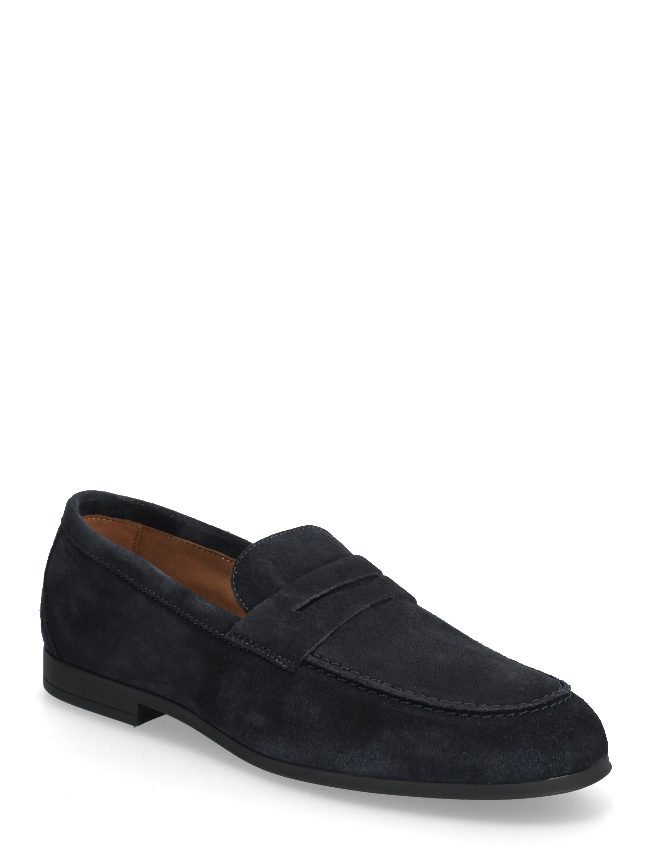 Tommy Hilfiger FLEXIBLE SLIM SUEDE LOAFER - Shoes - DESERT SKY / navy