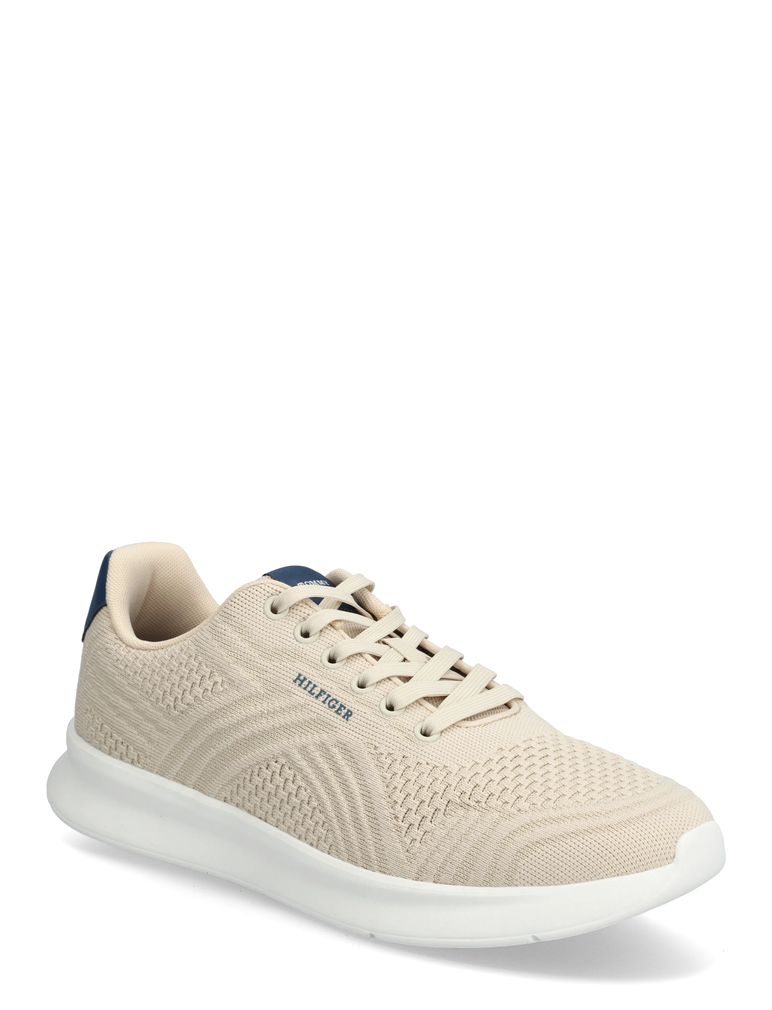 Tommy Hilfiger Lightweight Runner Mix, 41, Sport Sneakers, Beige - Low Top Männerswear